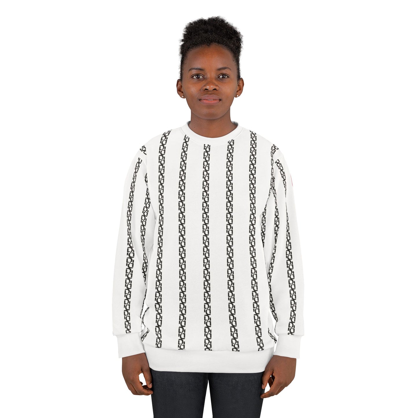 Phallacy Striped Designer Unisex Sweatshirt