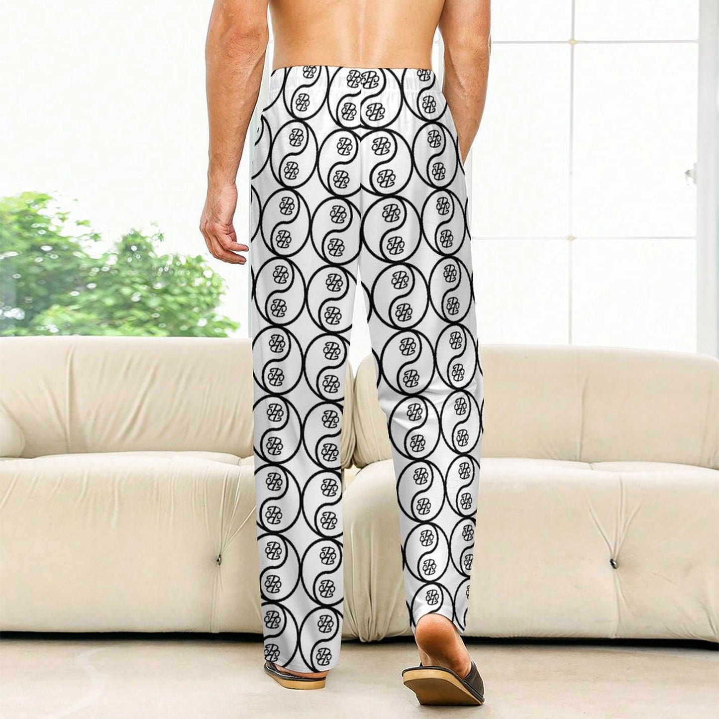 Phallacy Yin-Yang Designer Unisex Lounge Pants