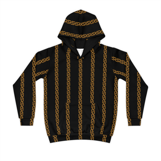 Phallacy Striped Designer Youth Hoodie