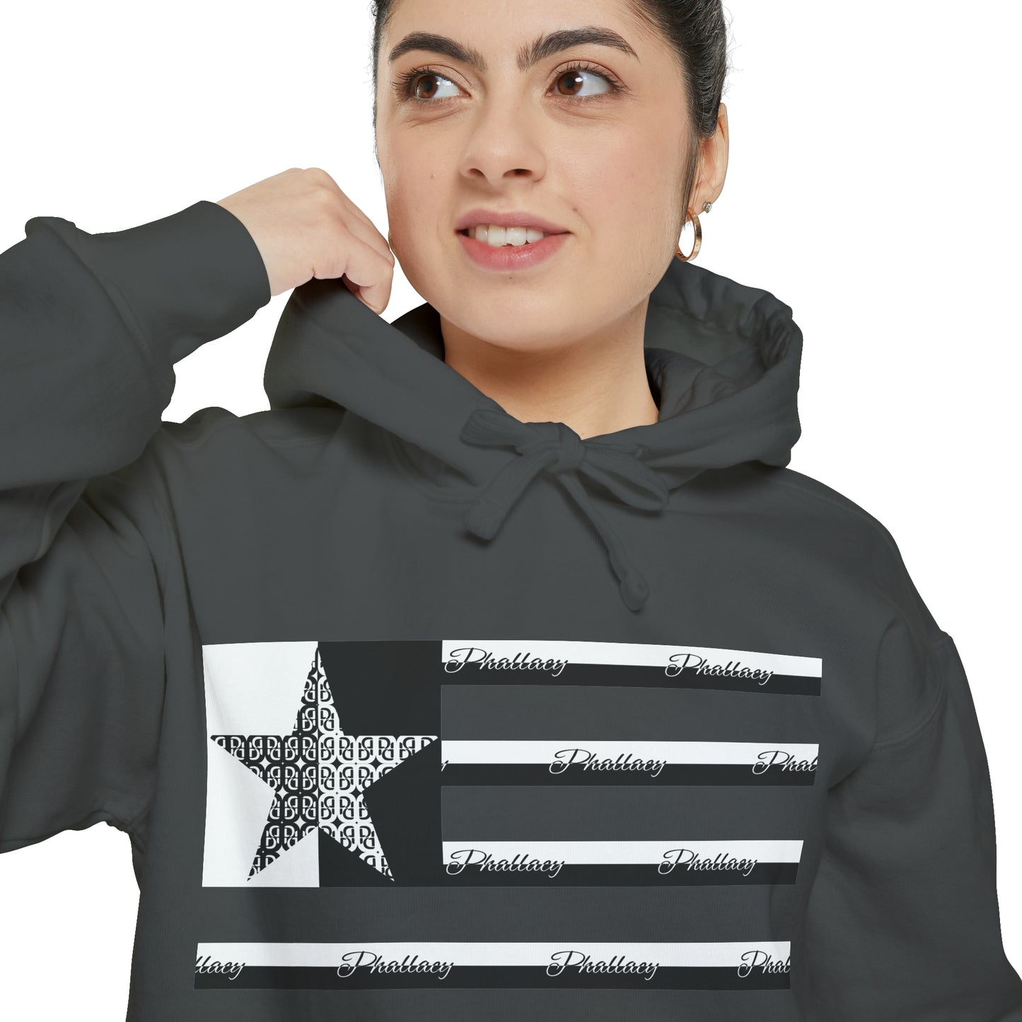 Phallacy Flag Unisex Garment-Dyed Hoodie