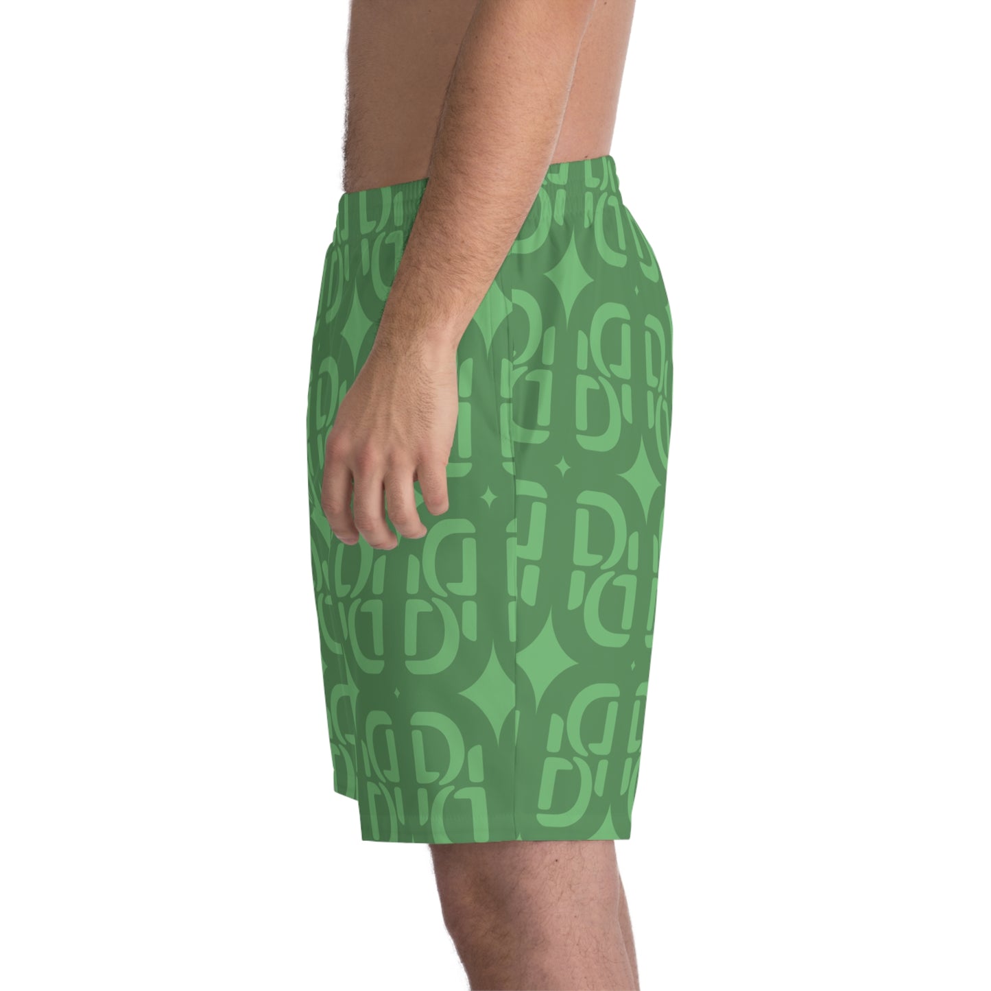 Phallacy Monogram Designer Elastic Beach Shorts