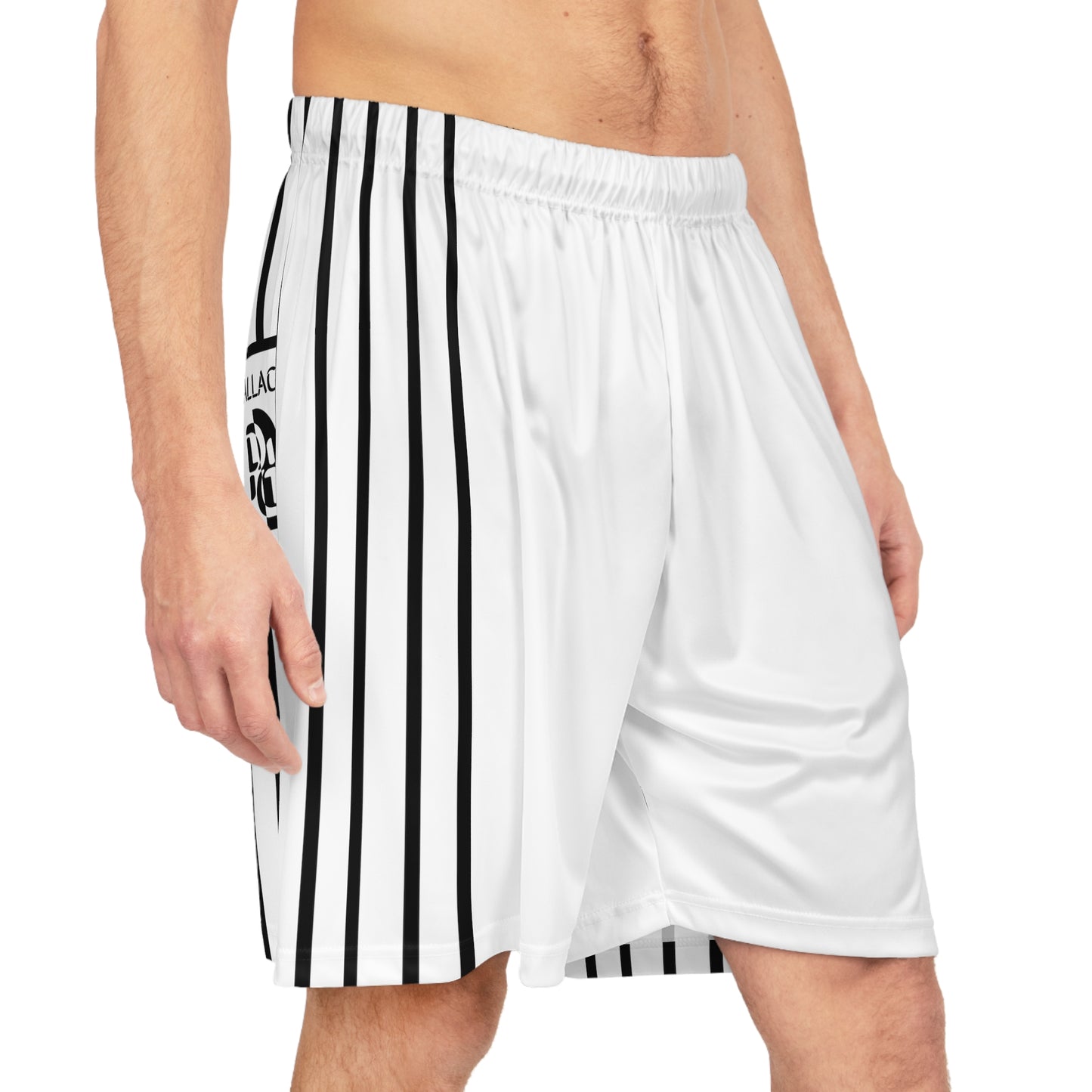 Phallacy Striped Designer Basketball Shorts