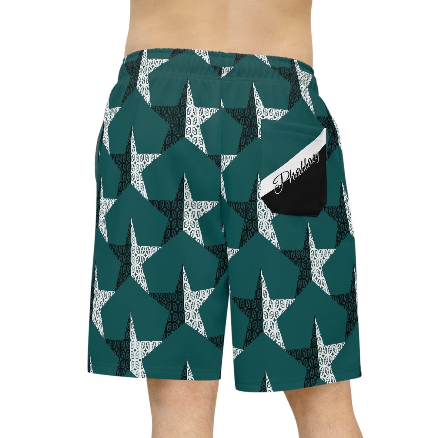 Phallacy Star Designer Athletic Shorts