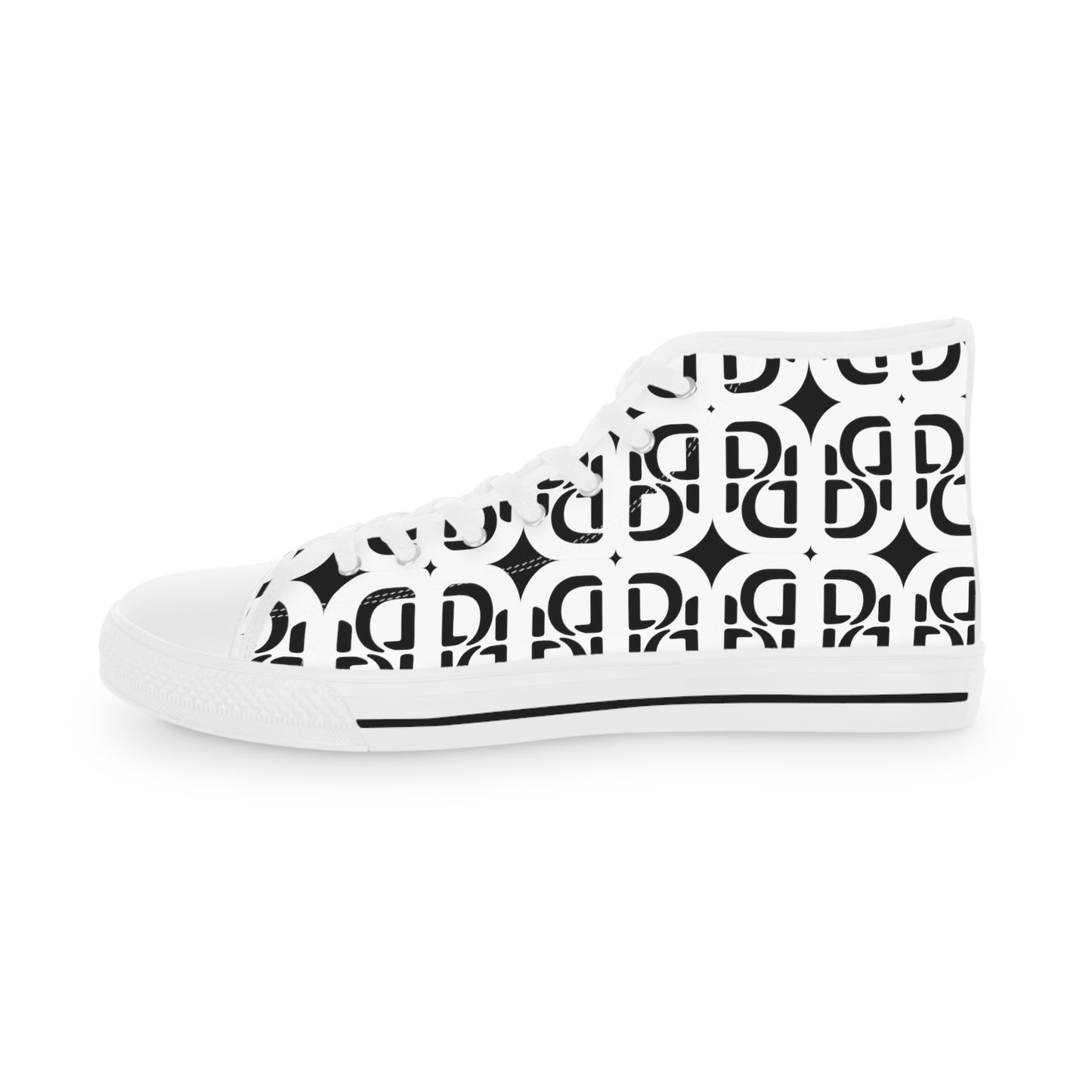 Phallacy Monogram Designer Men's High Top Sneakers