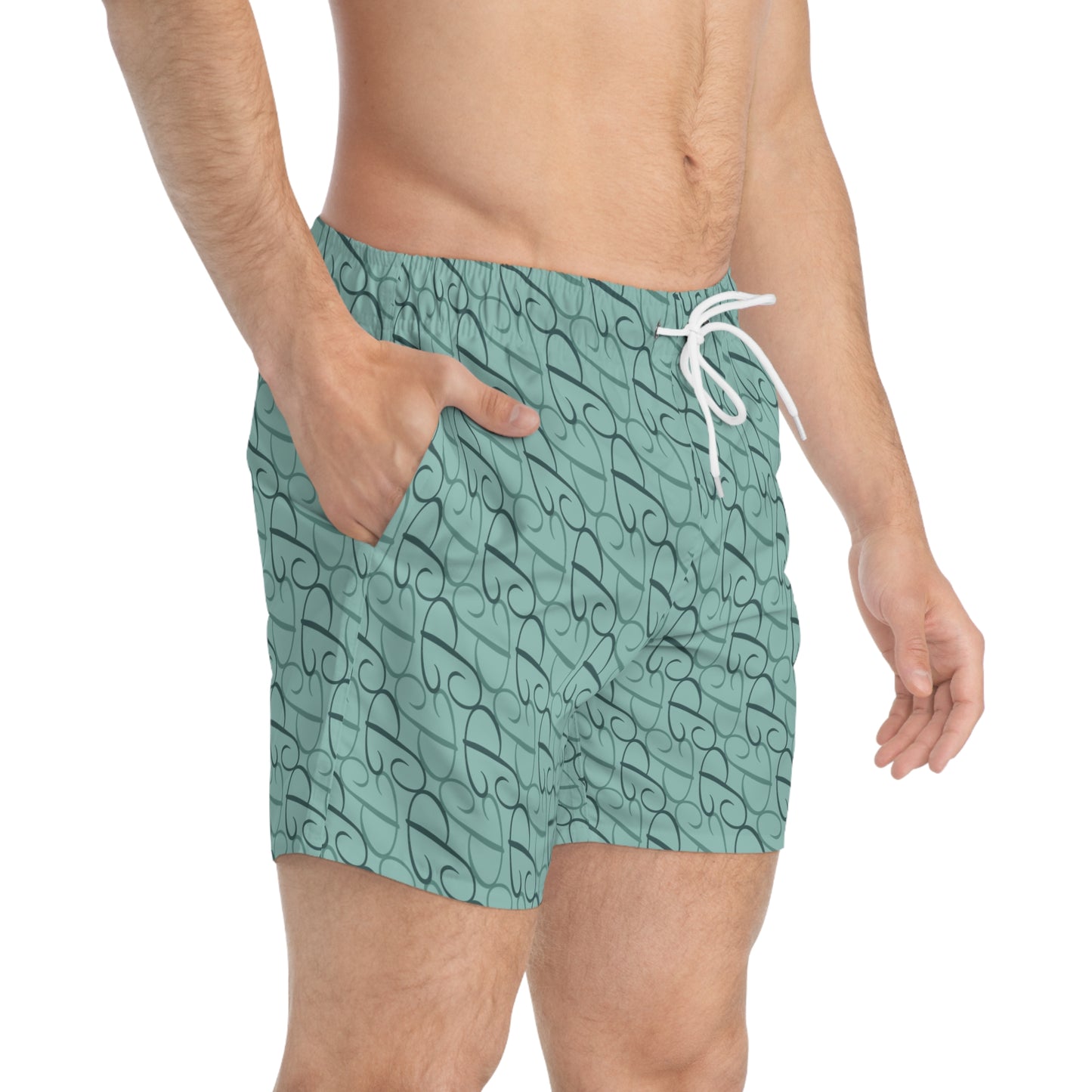 Phallacy Players Designer Swim Trunks