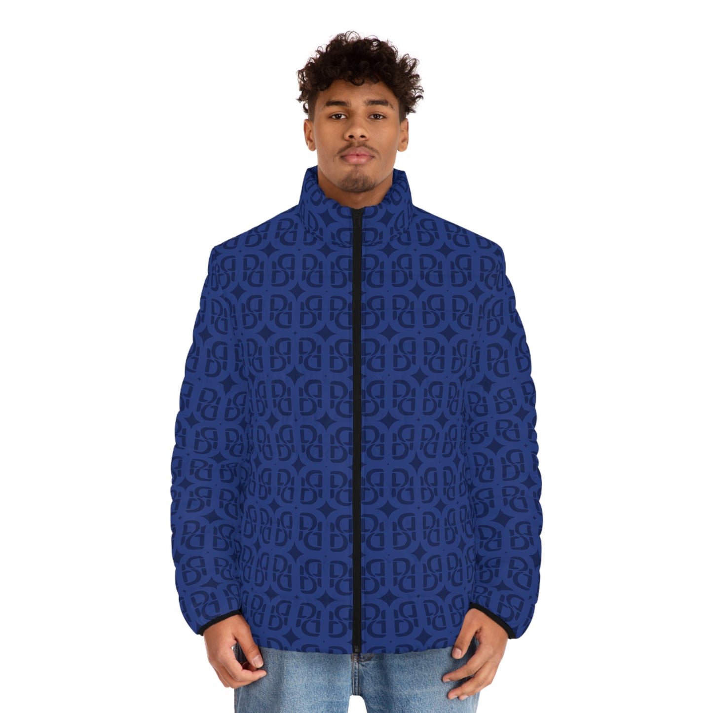 Phallacy Monogram Designer Men's Puffer Jacket