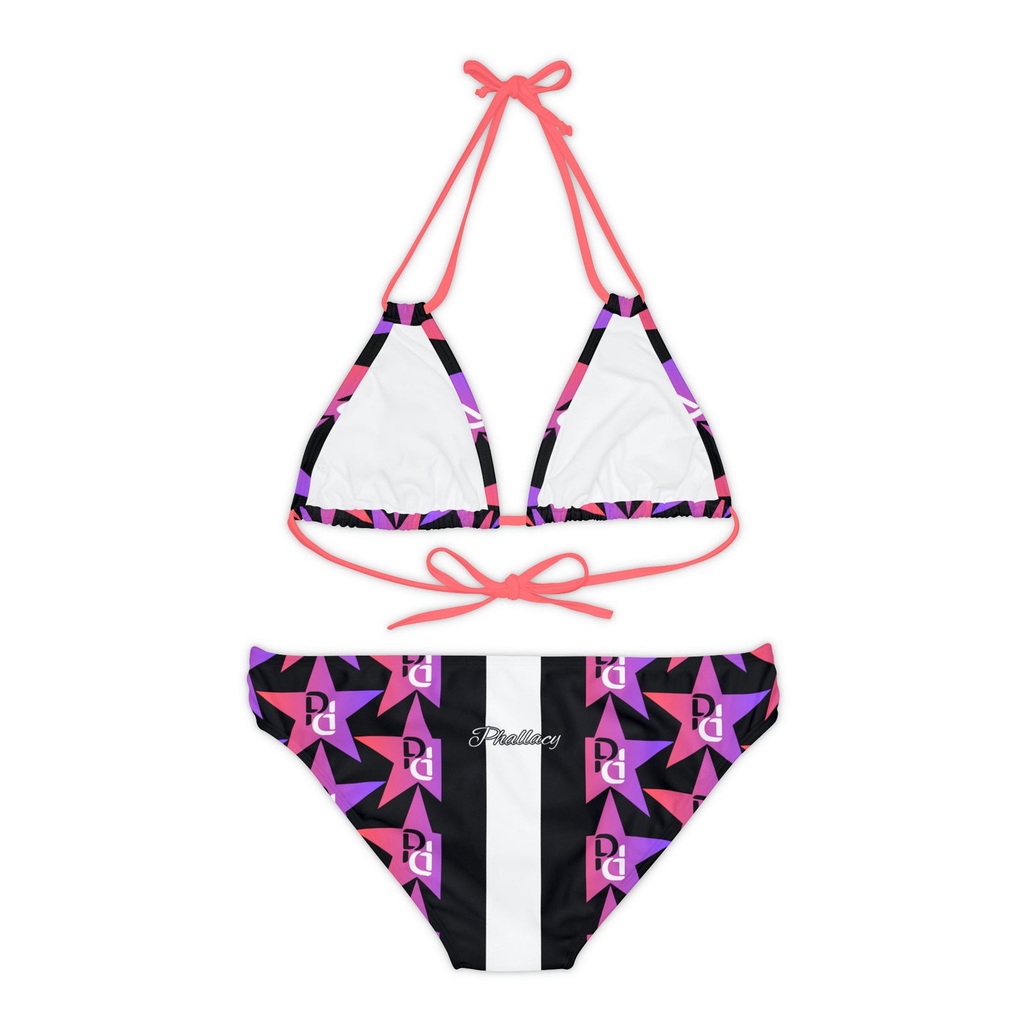 Phallacy Star Designer Strappy Bikini Set