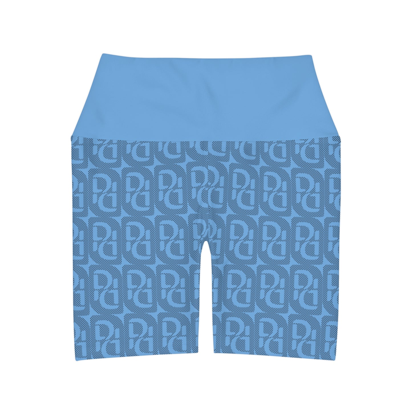 Phallacy Designer High Waisted Yoga Shorts