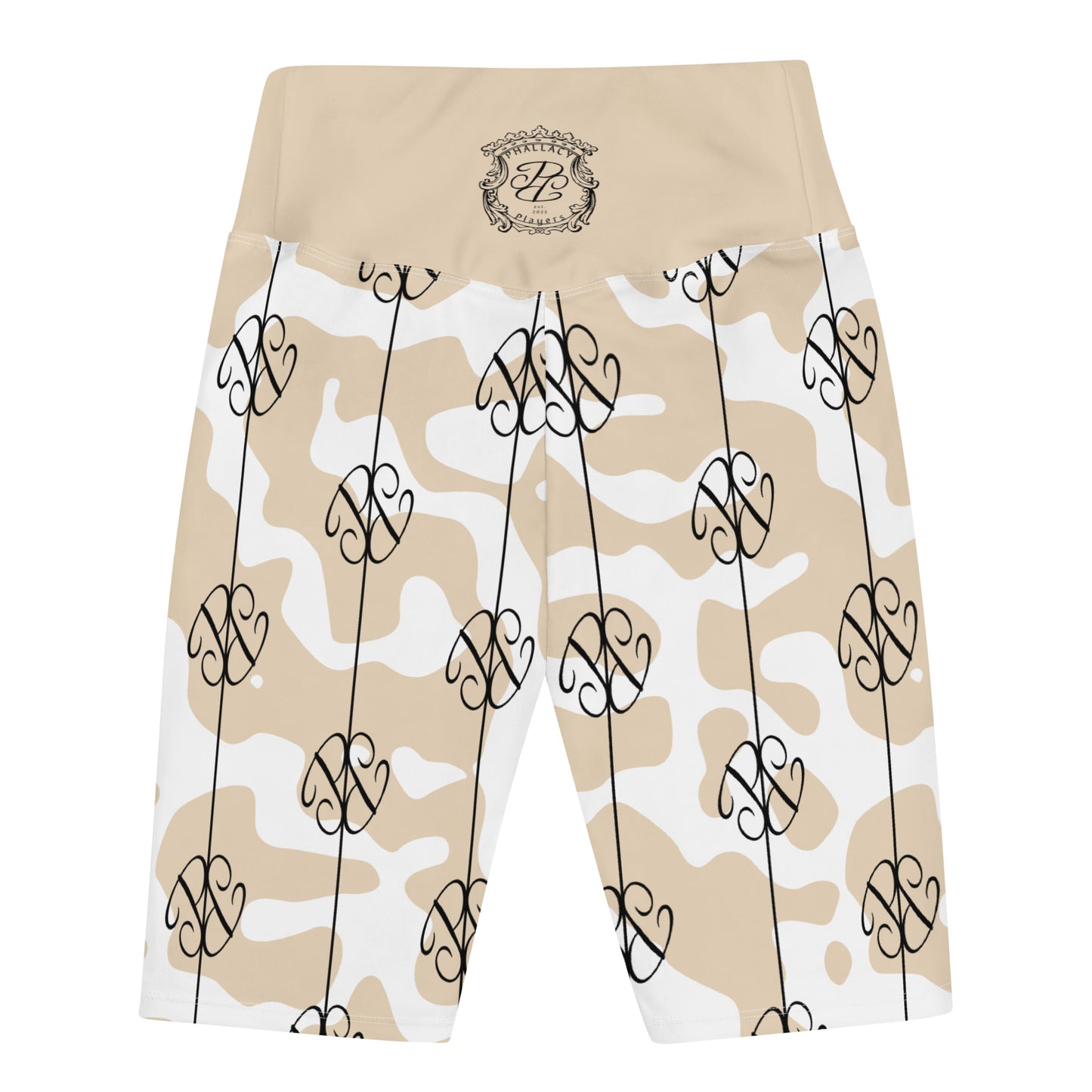 Phallacy Players Camo Designer Women's Biker Shorts