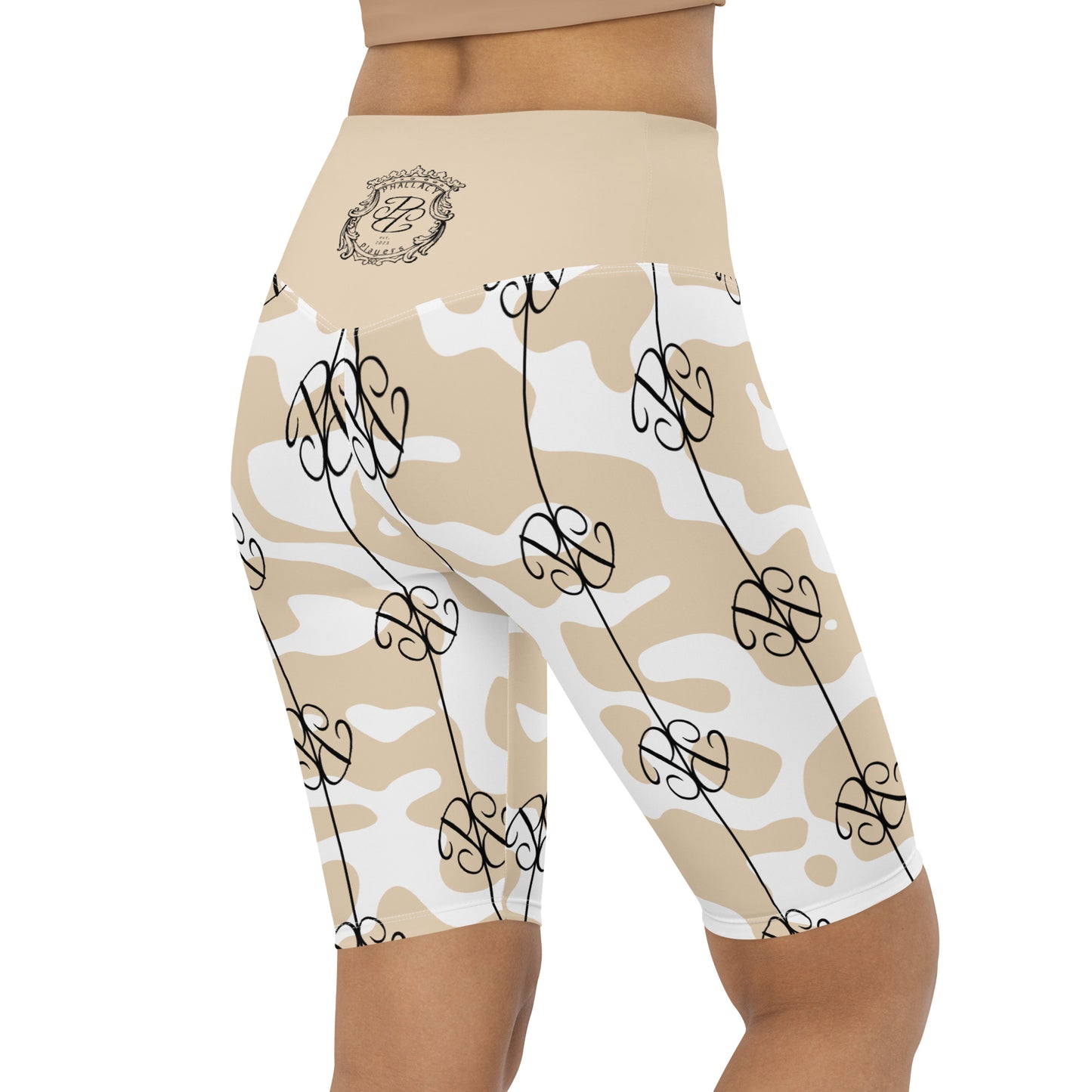 Phallacy Players Camo Designer Women's Biker Shorts