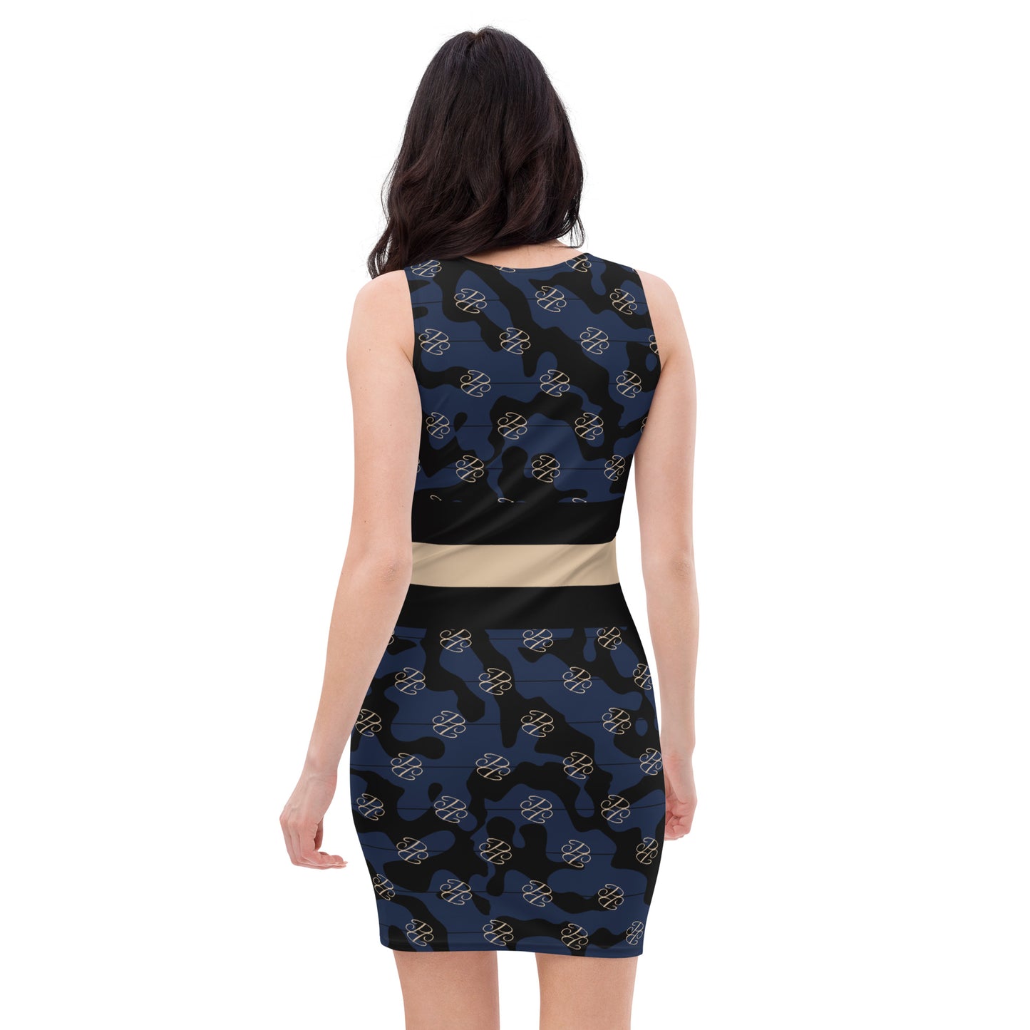 Phallacy Camo Designer Bodycon Dress