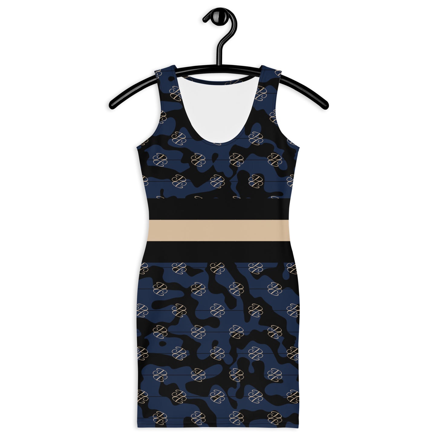 Phallacy Camo Designer Bodycon Dress