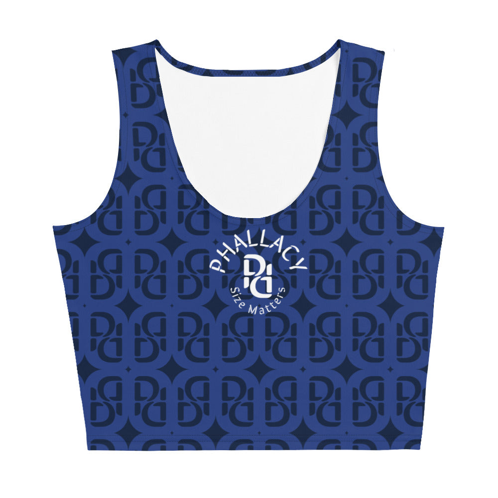 Phallacy Monogram Designer Cropped Tank Top