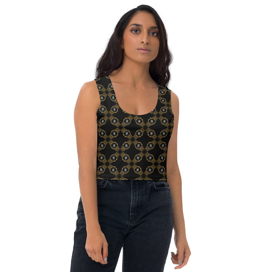 Phallacy Time Designer Cropped Tank Top