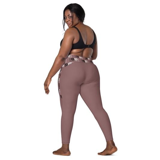 Phallacy Balance Designer Crossover Leggings w/ Pockets