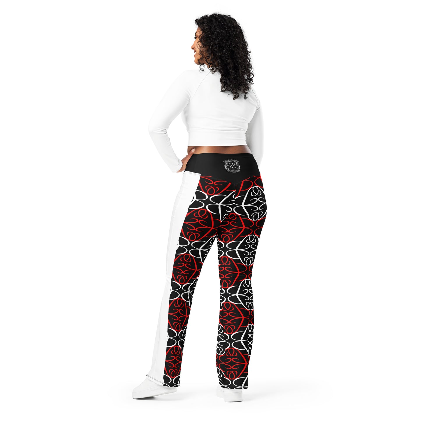 Phallacy Players Designer Flare Leggings