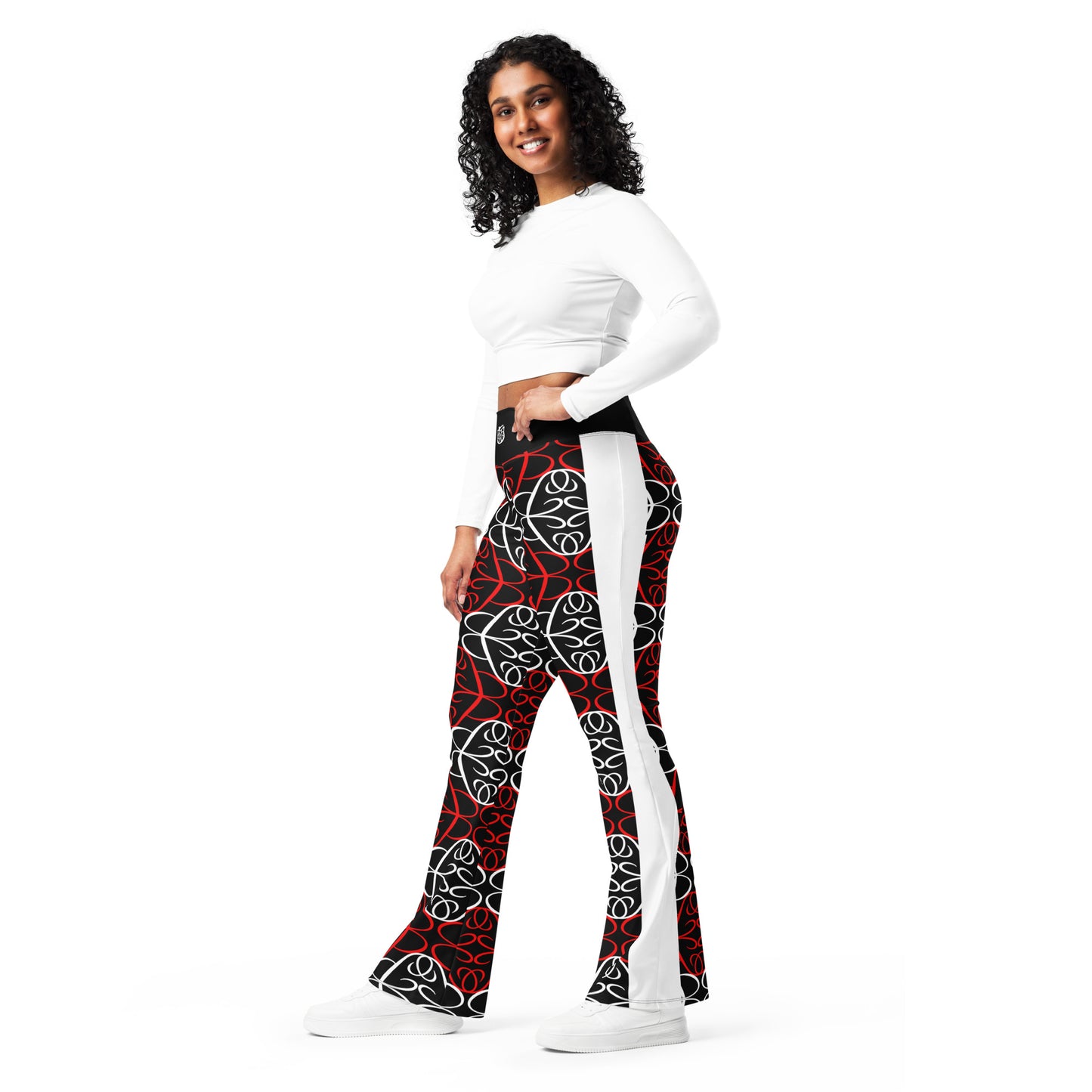 Phallacy Players Designer Flare Leggings