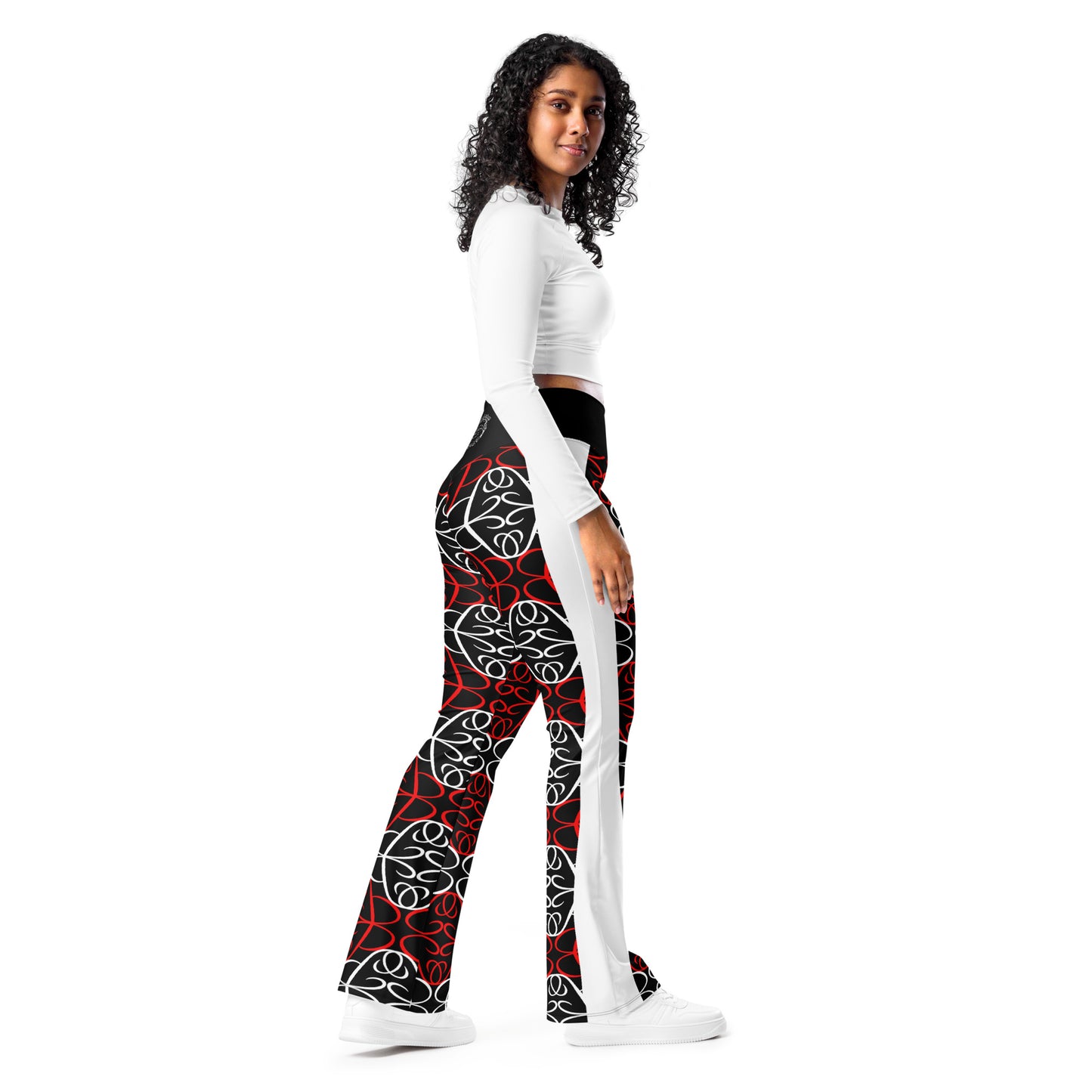 Phallacy Players Designer Flare Leggings