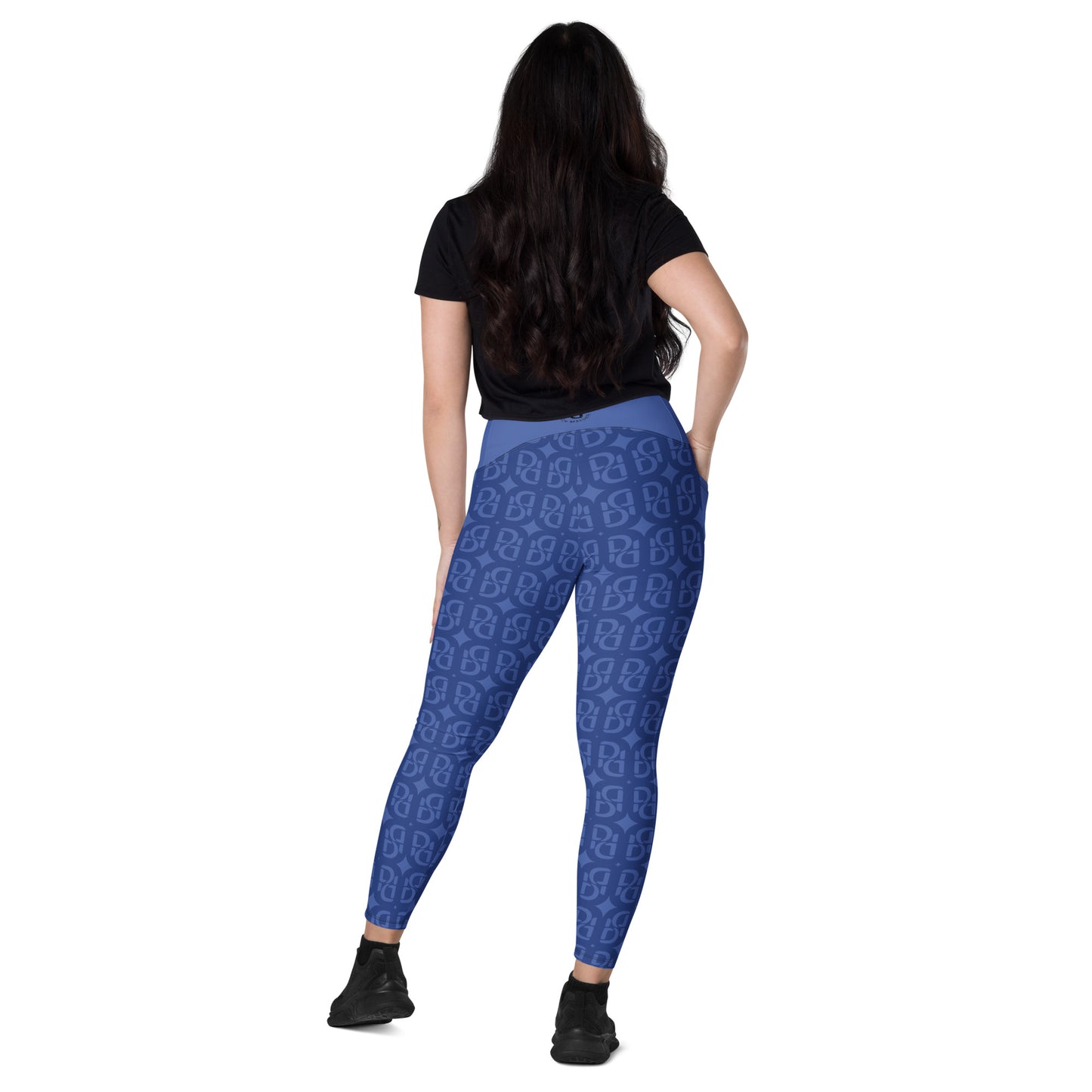 Phallacy Monogram Designer Leggings w/ Pockets