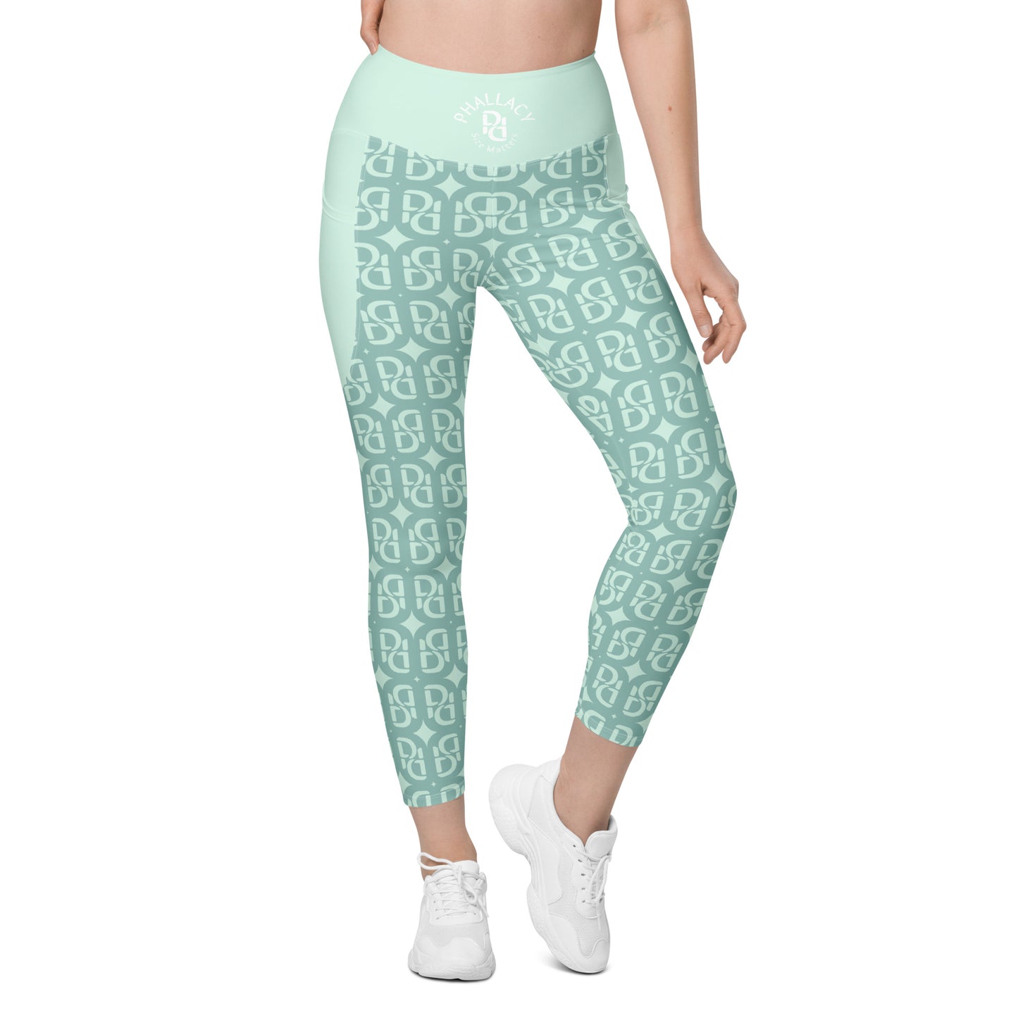 Phallacy Monogram Designer Leggings w/ Pockets