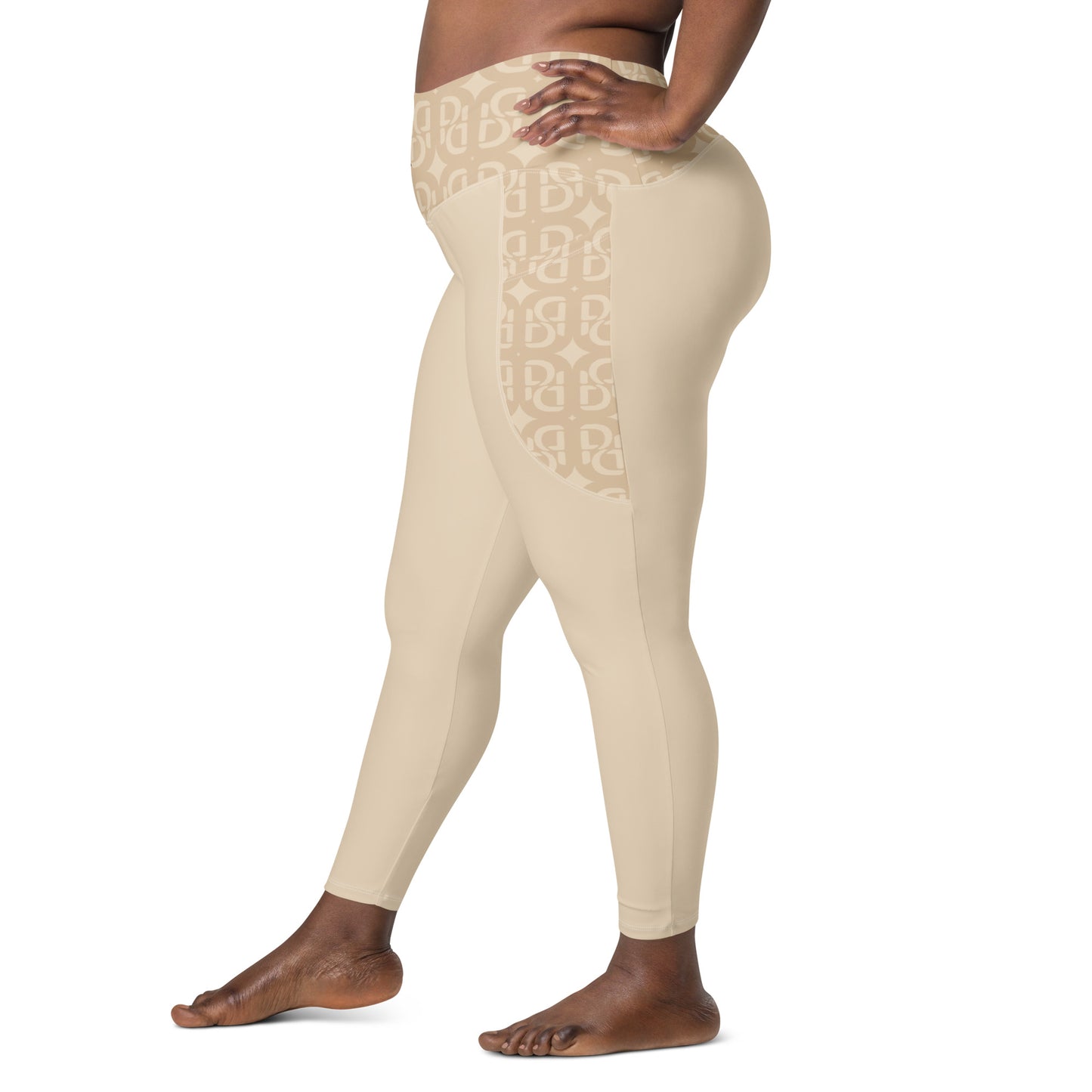 Phallacy Monogram Designer Leggings w/ Pockets