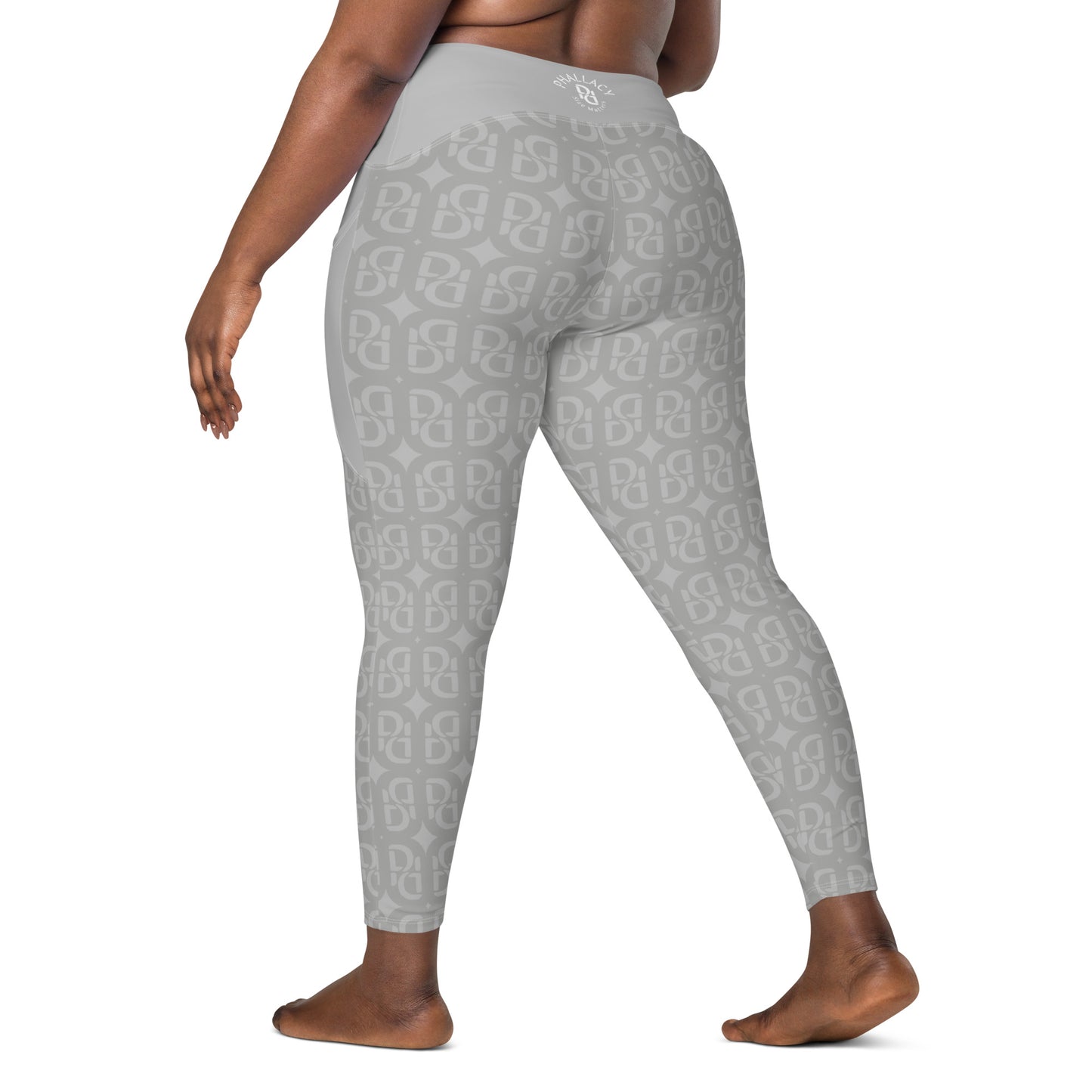 Phallacy Monogram Designer Leggings w/ Pockets