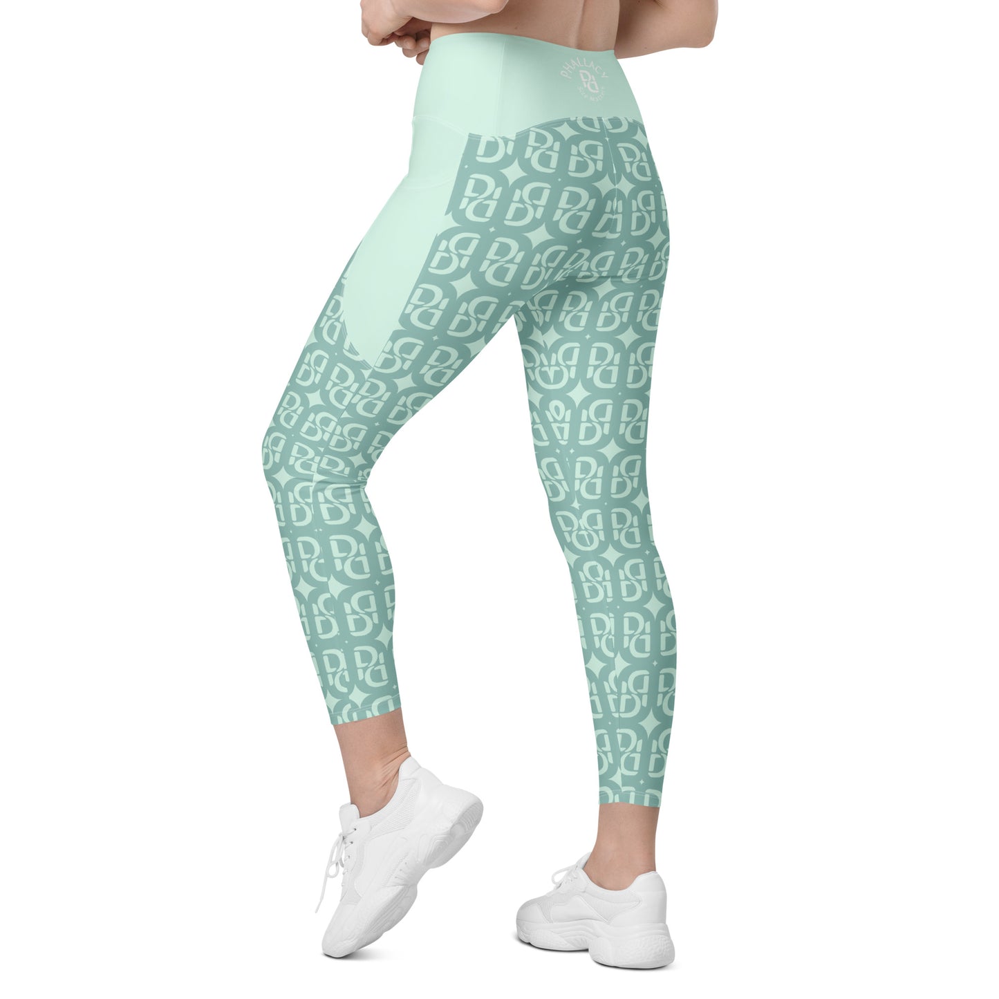 Phallacy Monogram Designer Leggings w/ Pockets