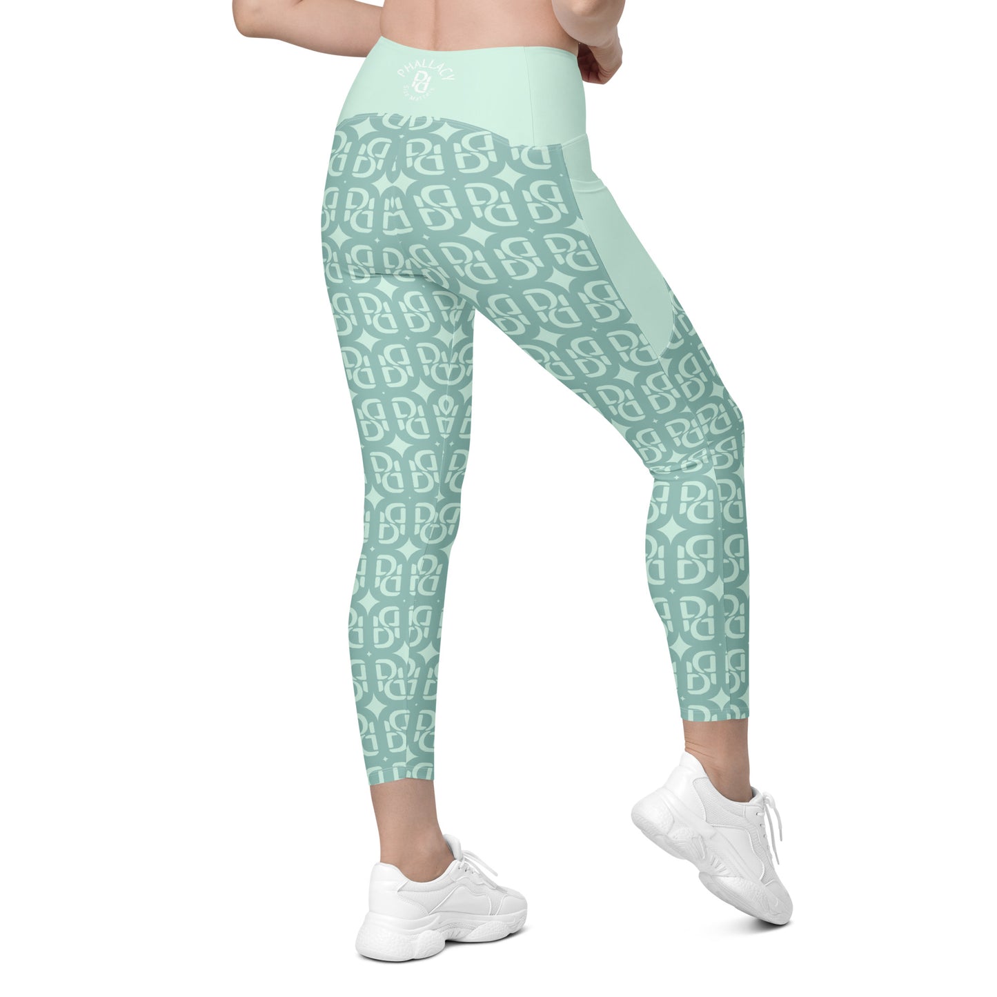 Phallacy Monogram Designer Leggings w/ Pockets