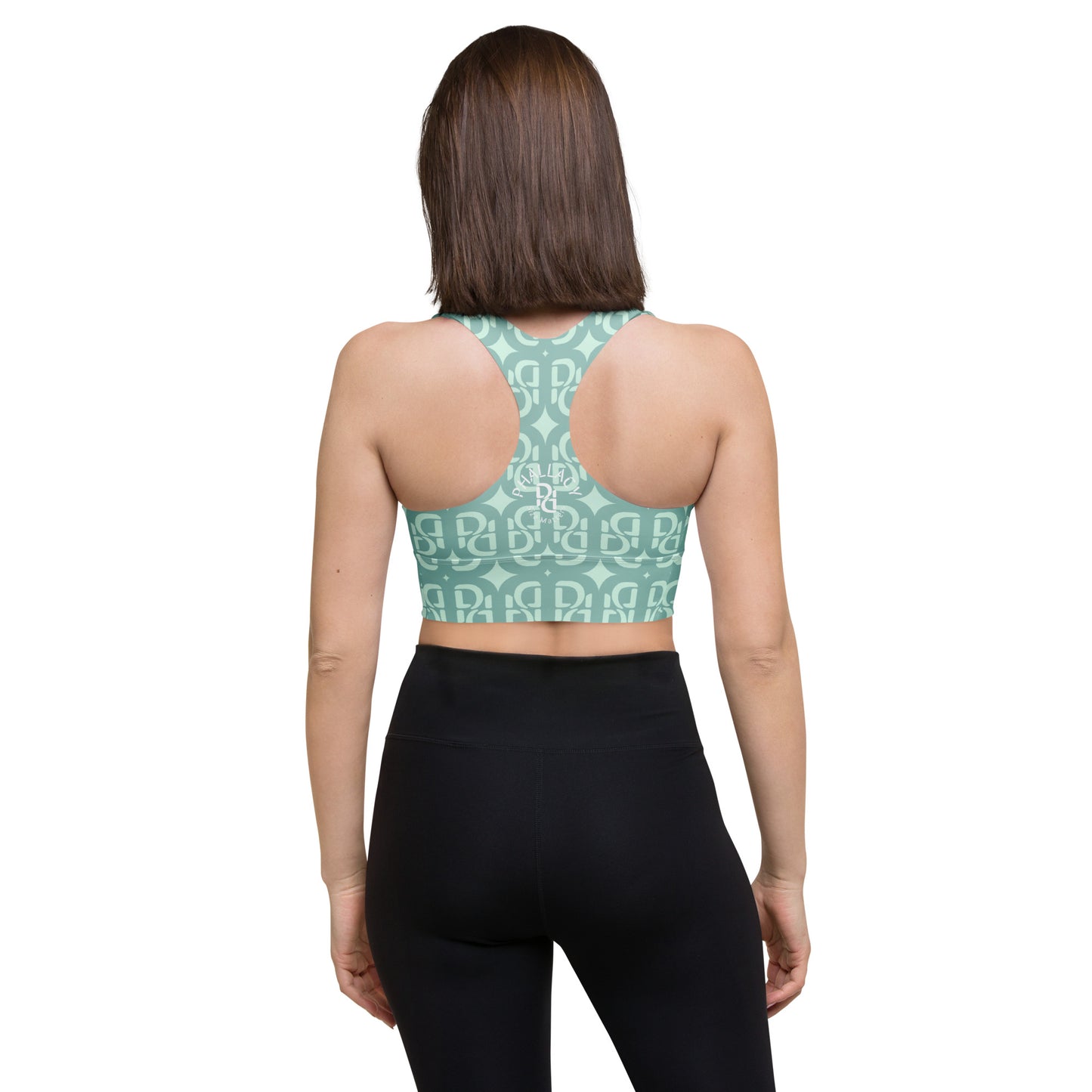 Phallacy Monogram Designer Longline Sports Bra