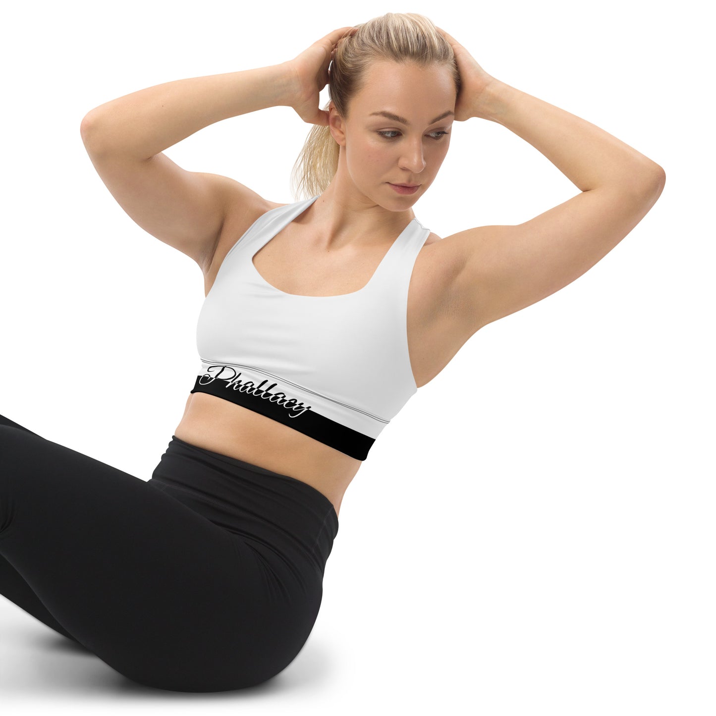 Phallacy Signature  Designer Longline Sports Bra