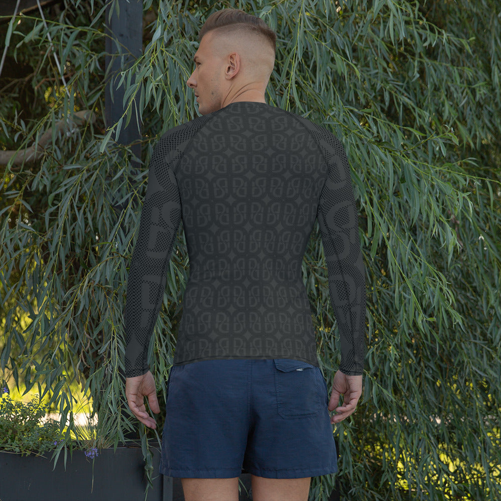 Phallacy Monogram Designer Men's Rash Guard