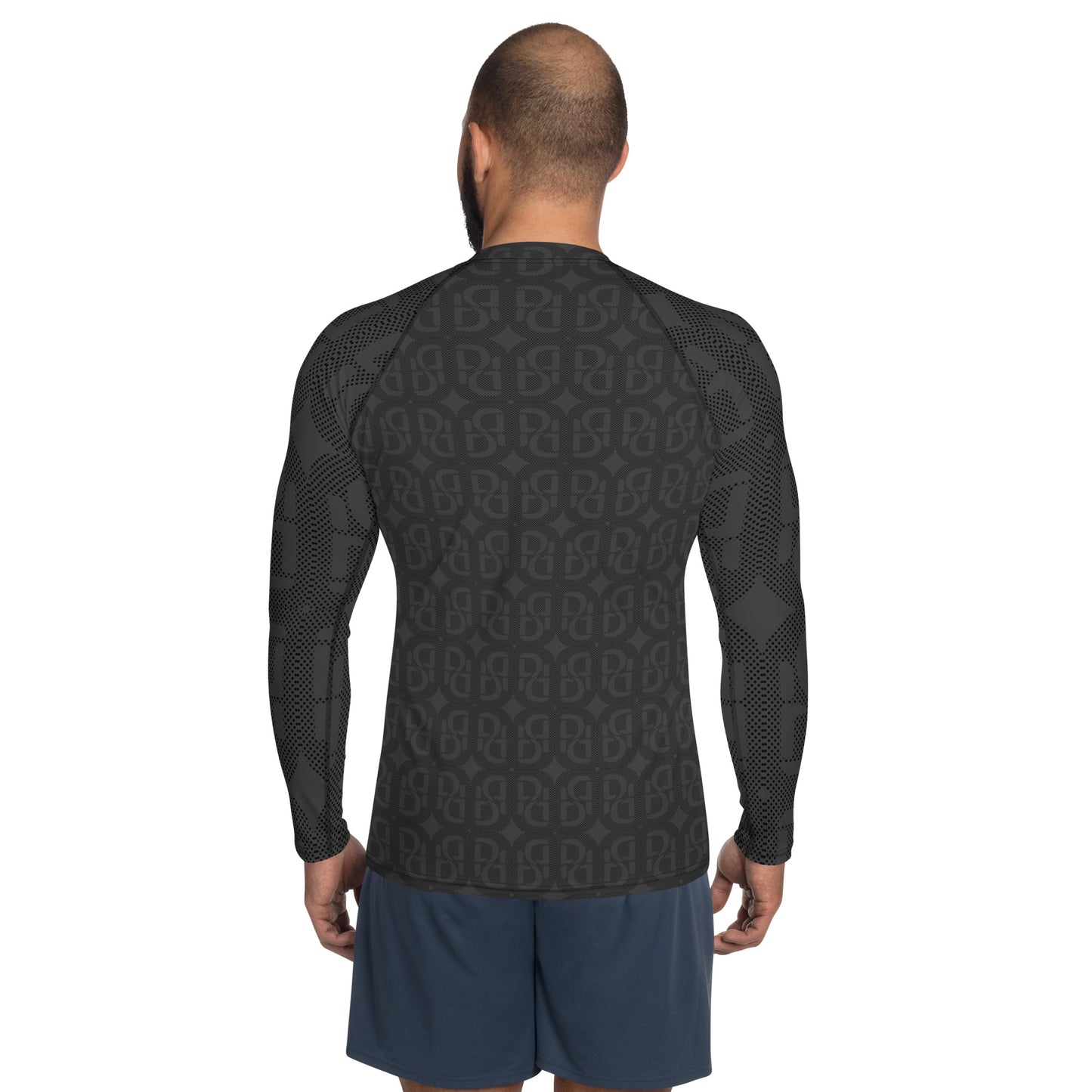 Phallacy Monogram Designer Men's Rash Guard