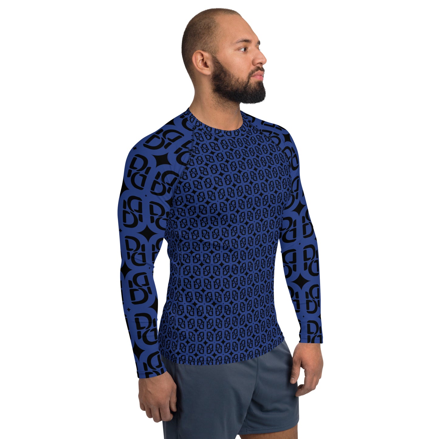 Phallacy Monogram Designer Men's Rash Guard