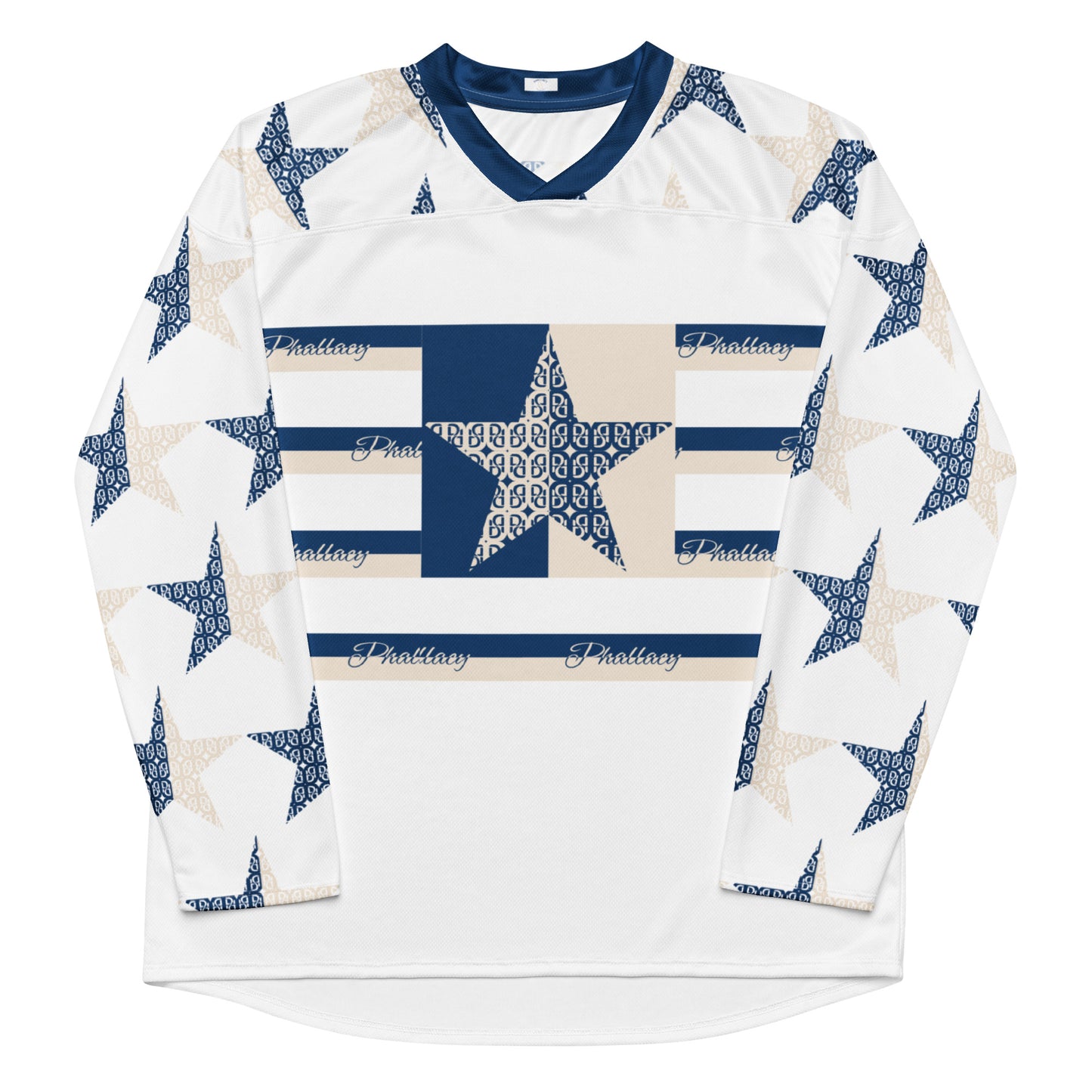 Phallacy Flag Designer Unisex Hockey Jersey