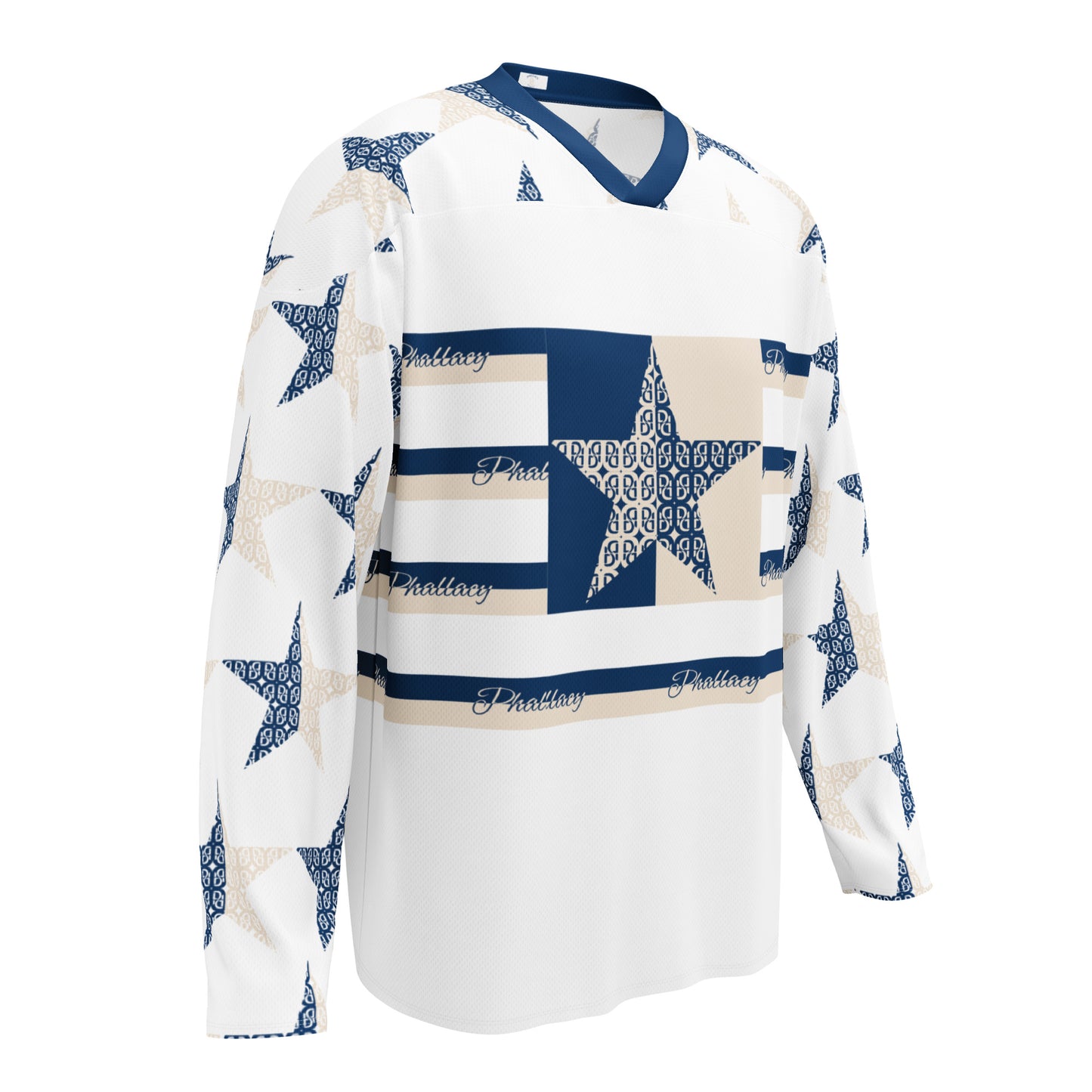 Phallacy Flag Designer Unisex Hockey Jersey