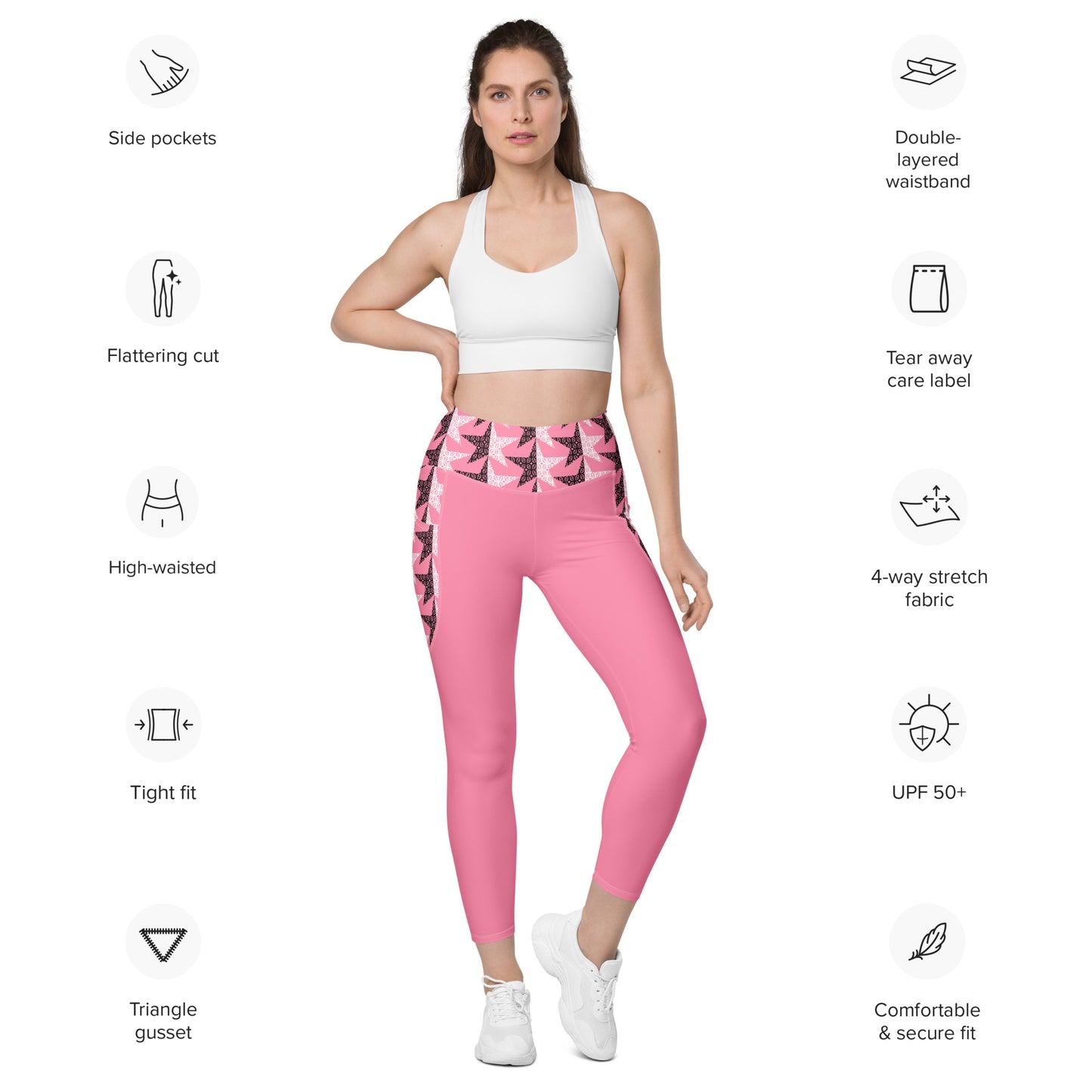 Phallacy Star Designer Leggings w/ Pockets