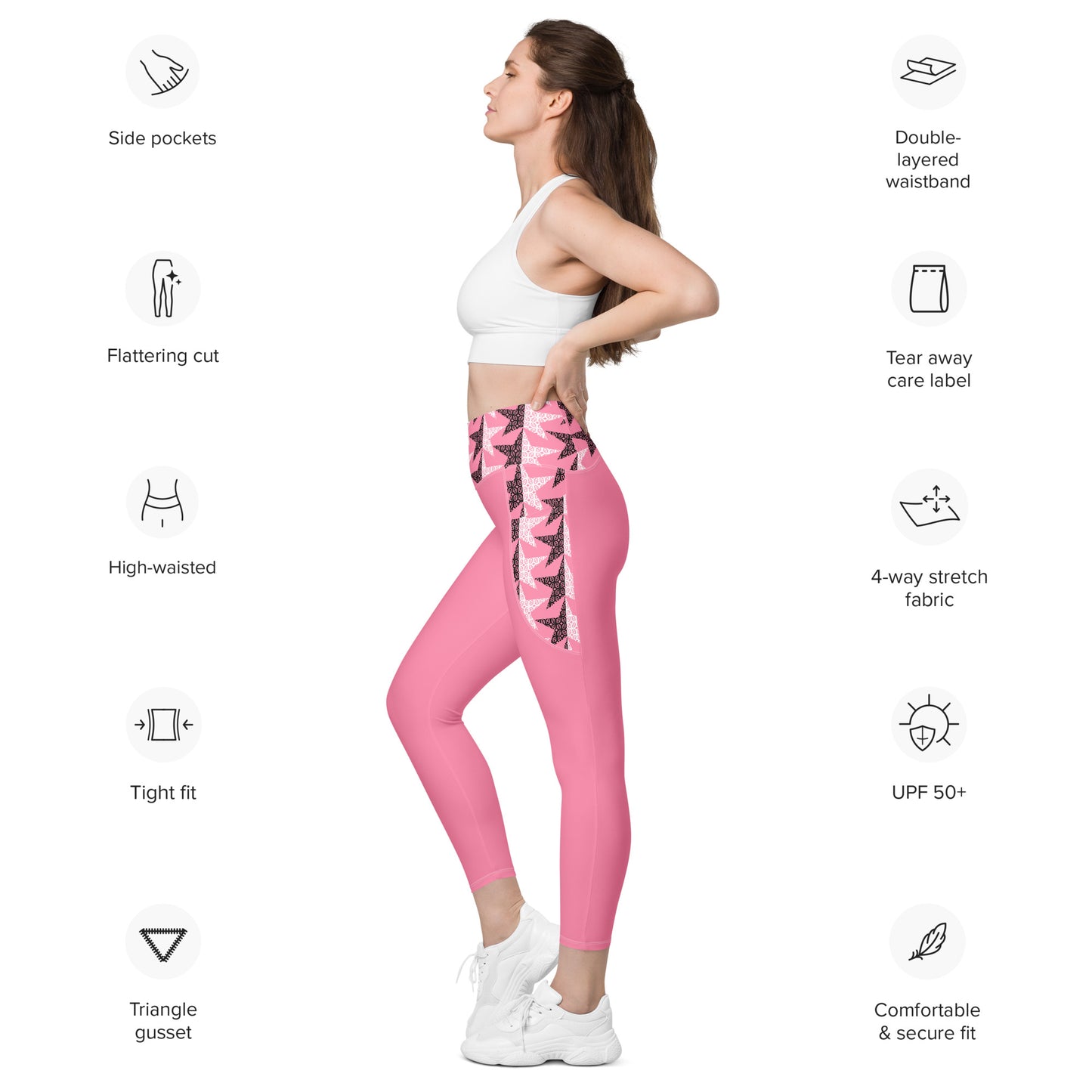 Phallacy Star Designer Leggings w/ Pockets