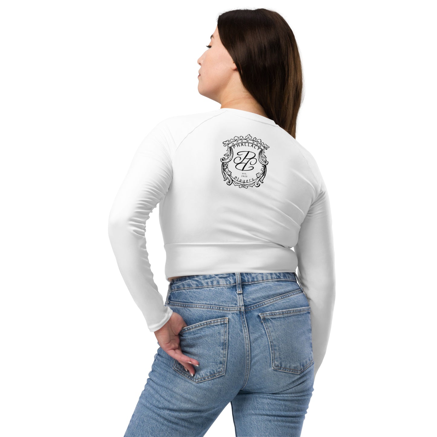 Phallacy Long-sleeve Crop Top