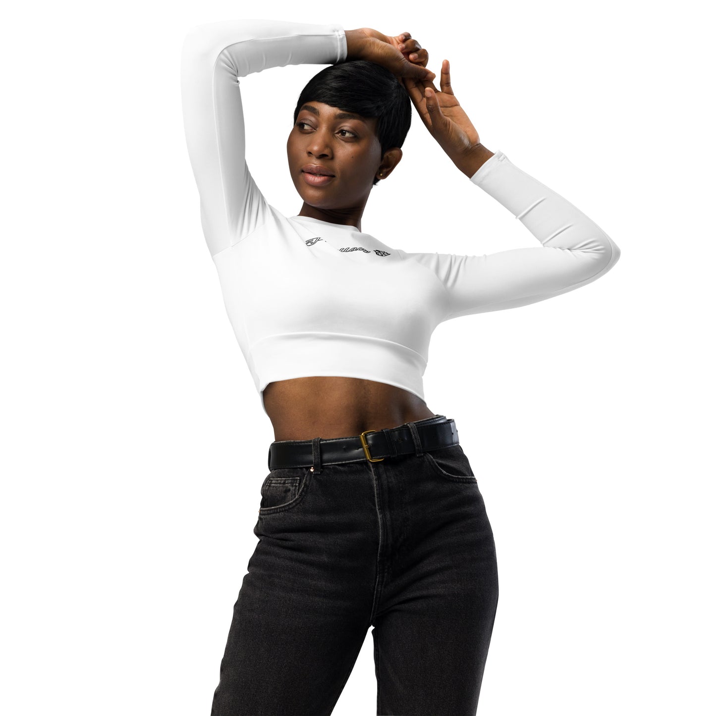 Phallacy Long-sleeve Crop Top