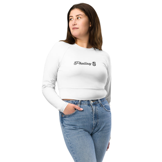 Phallacy Long-sleeve Crop Top