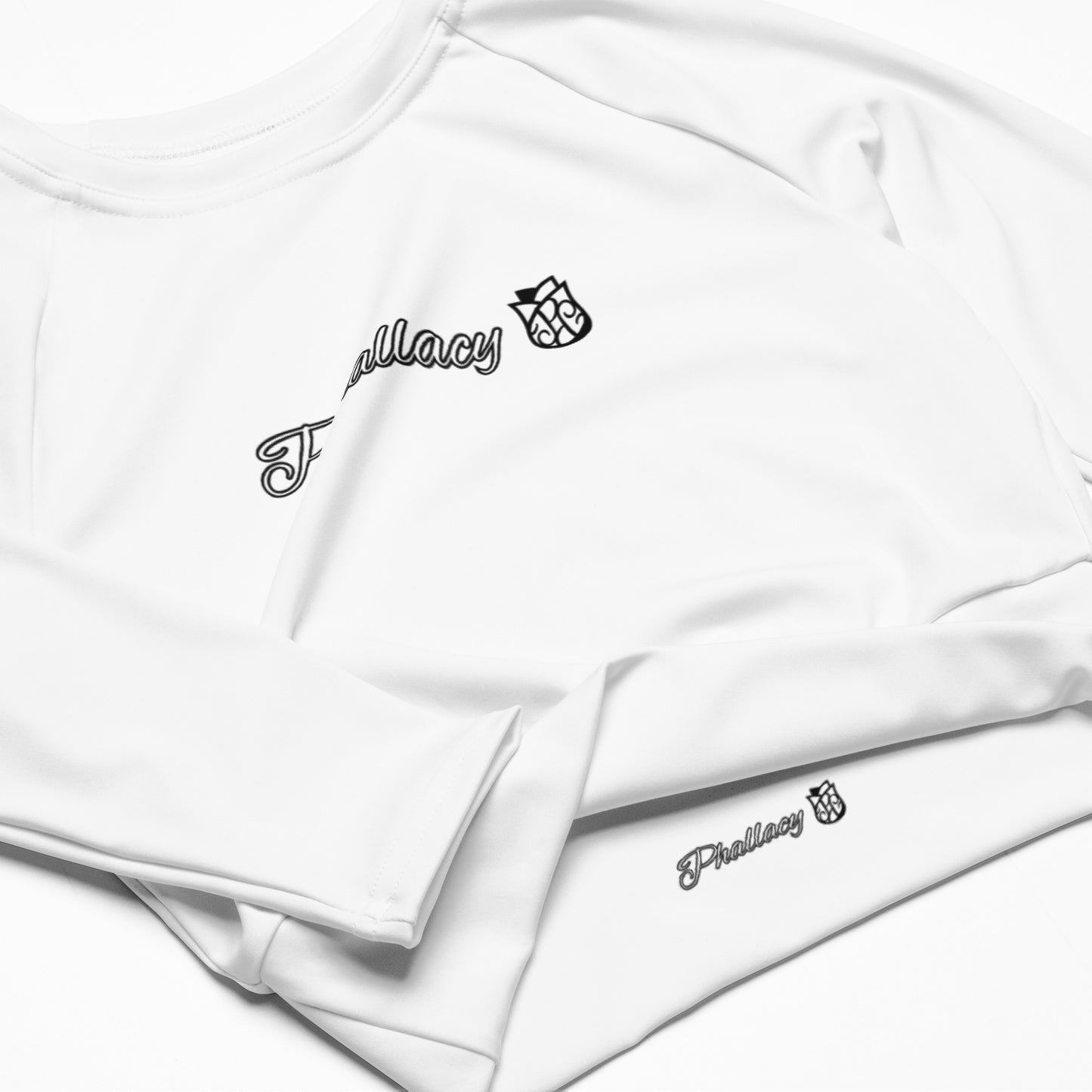 Phallacy Long-sleeve Crop Top