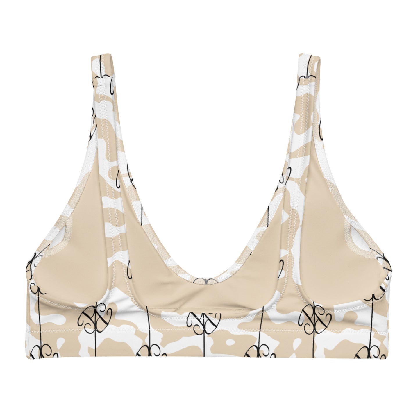 Phallacy Players Camo Designer Padded Bikini Bra