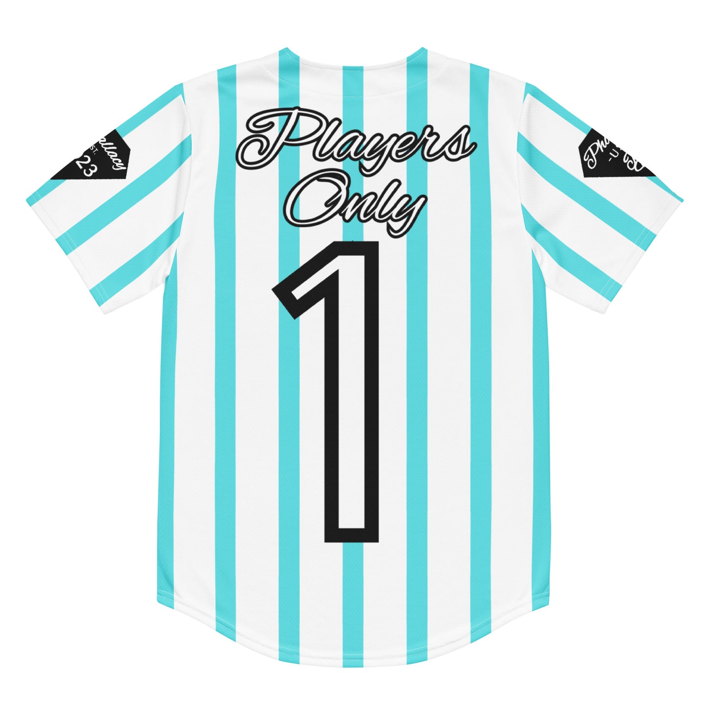 Phallacy Striped  Designer Unisex Baseball Jersey