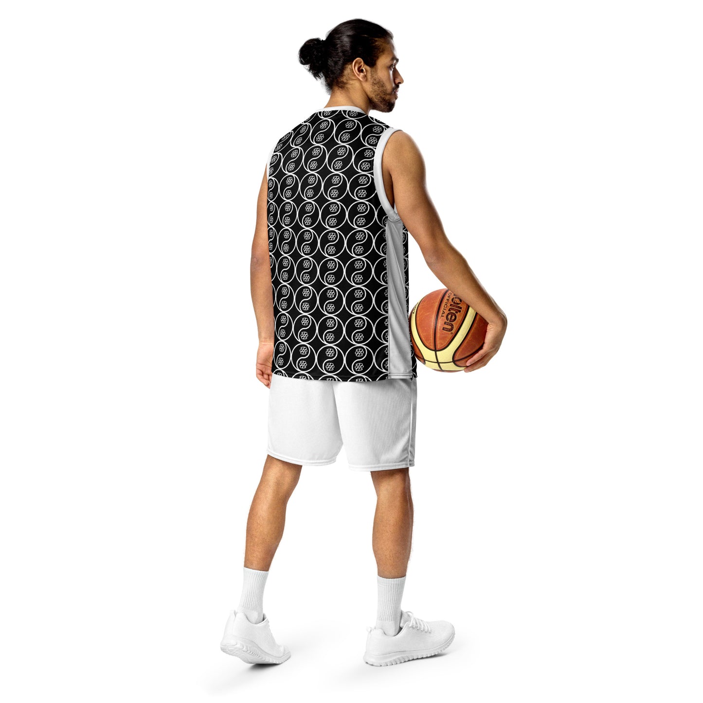 Phallacy Yin-Yang Designer Unisex Basketball Jersey