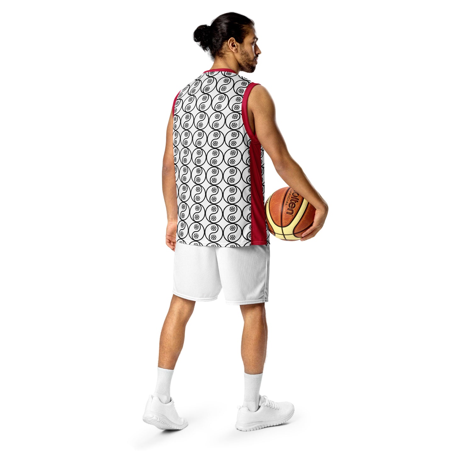 Phallacy Yin-Yang Designer Unisex Basketball Jersey