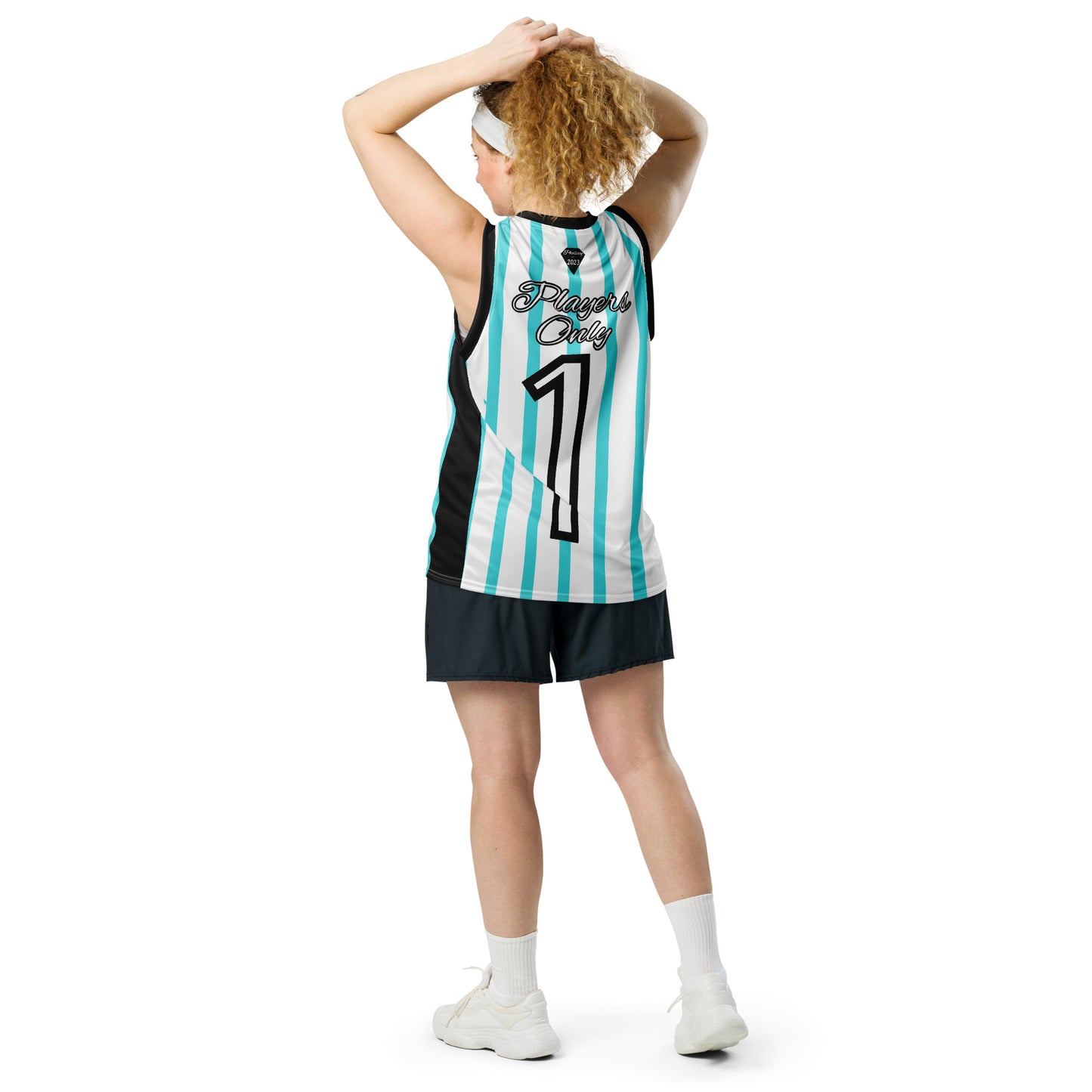 Phallacy Striped Designer Unisex Basketball Jersey