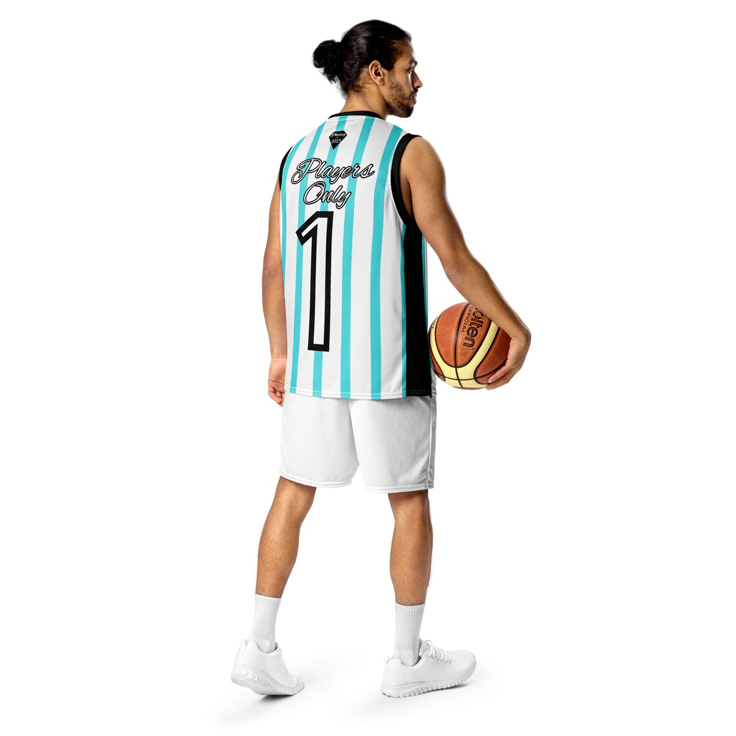 Phallacy Striped Designer Unisex Basketball Jersey