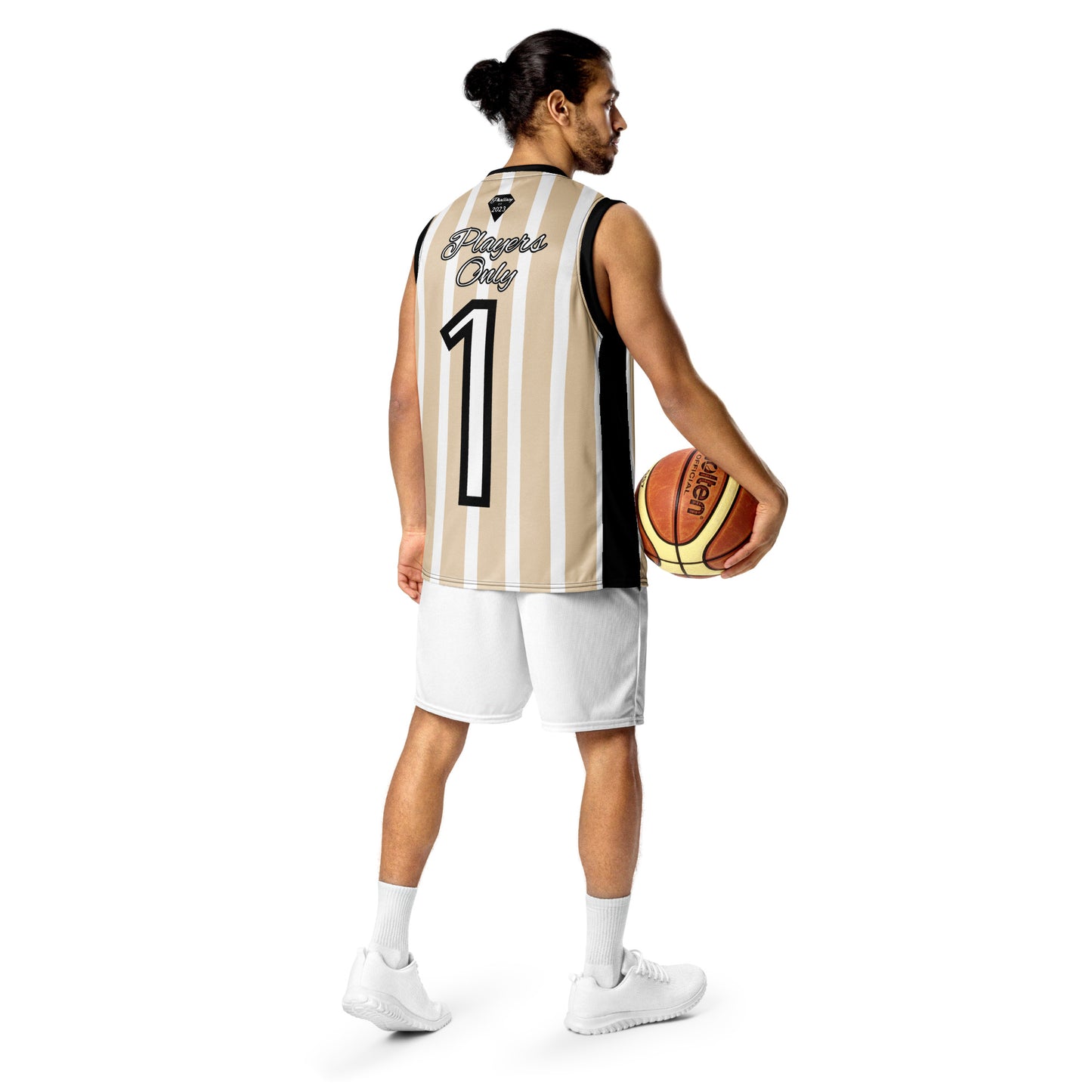 Phallacy Striped Designer Unisex Basketball Jersey