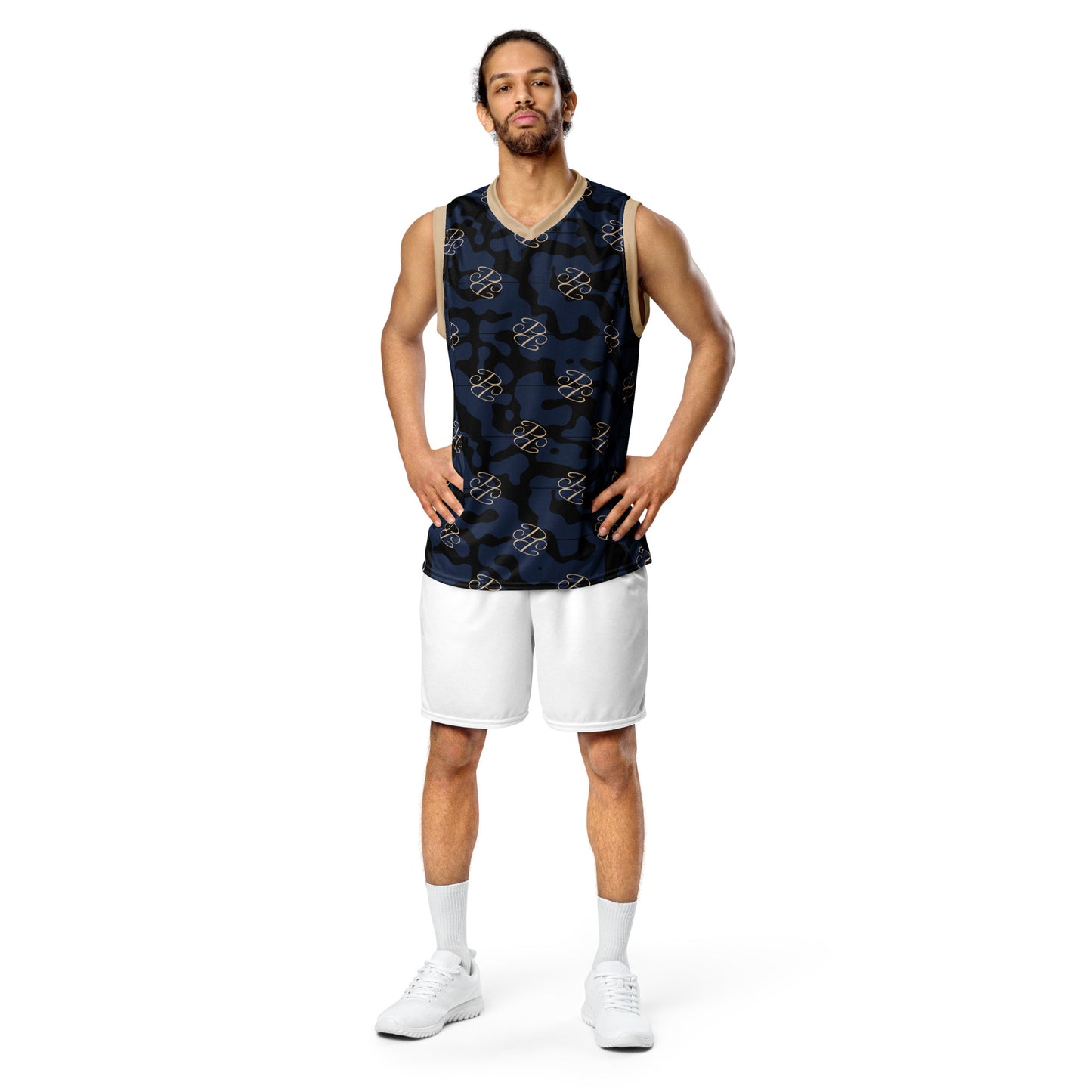 Phallacy Camo Designer Unisex Basketball Jersey