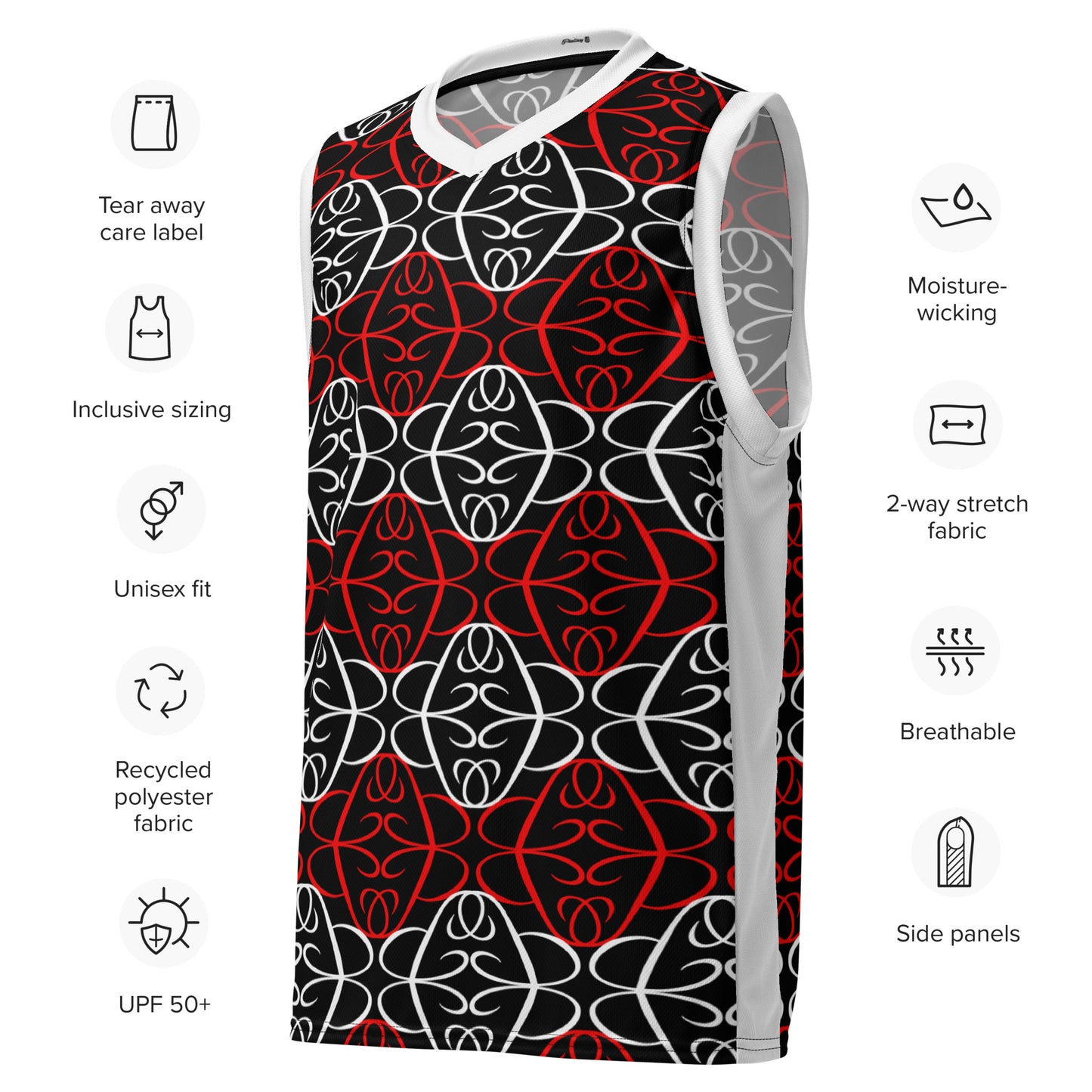 Phallacy Players Designer Unisex Basketball Jersey